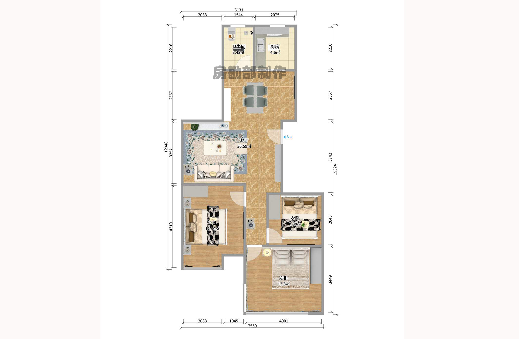 桔香鑫城 桔香鑫城室内图2