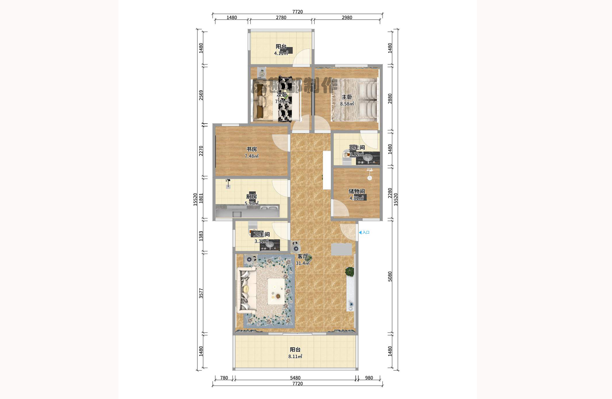 金帆小区 金帆小区室内图2