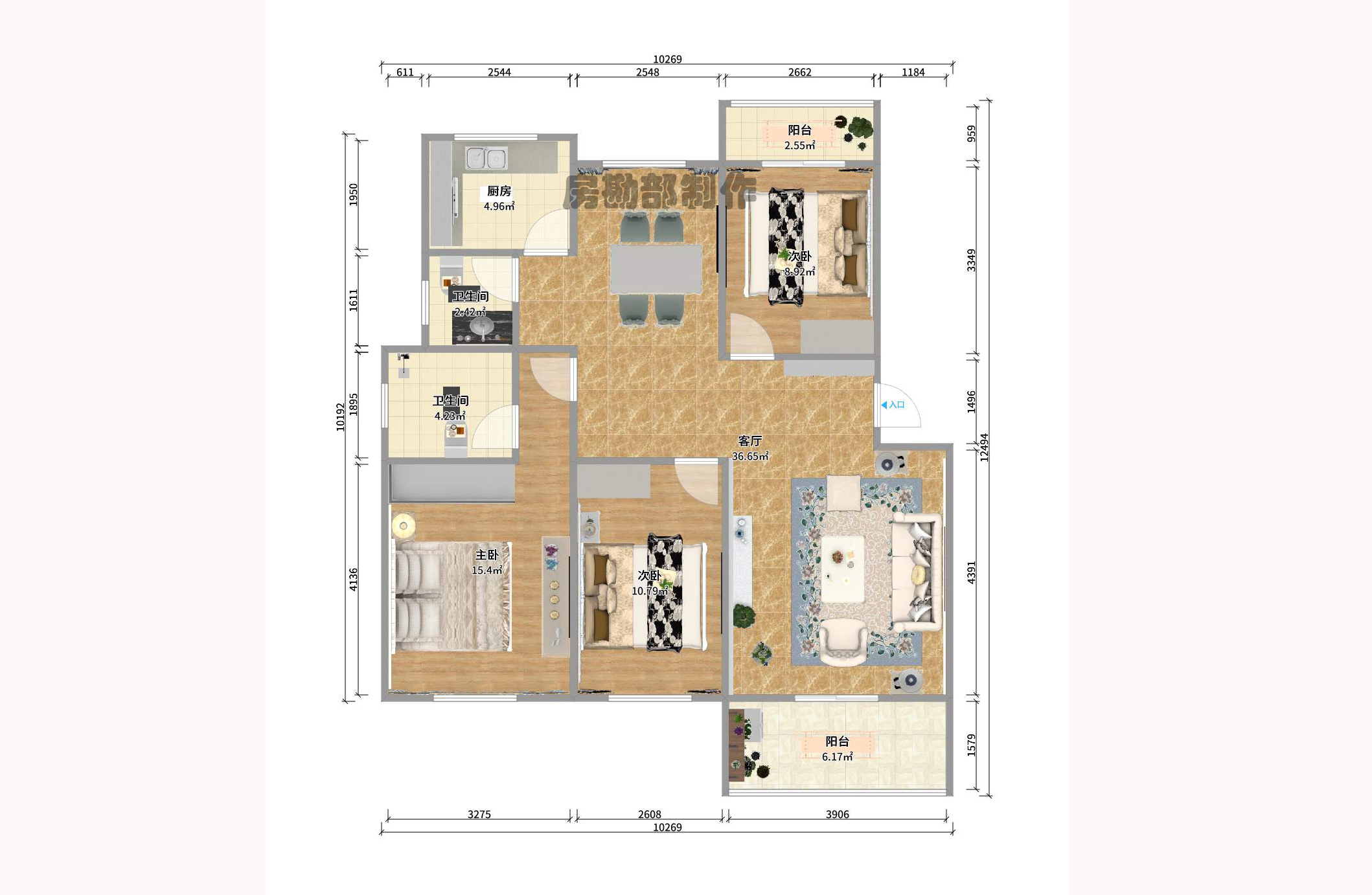 泰禹家园(彩云之翼家园一期、二期、三期) 泰禹家园(彩云之翼家园一期、二期、三期)室内图2