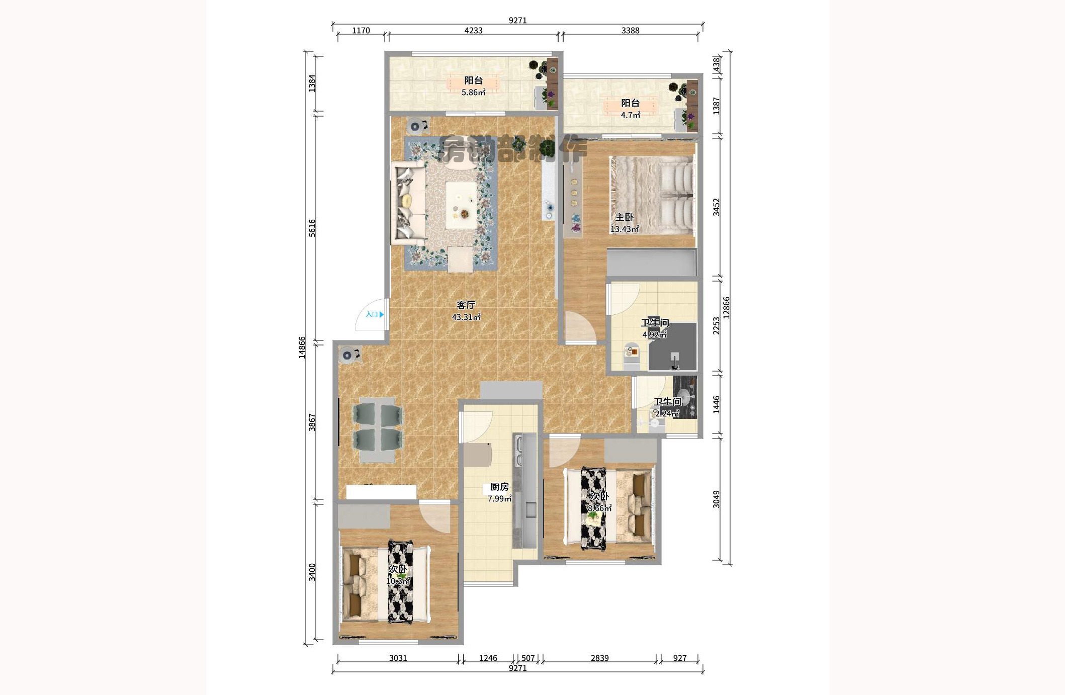 天润花园 天润花园室内图2