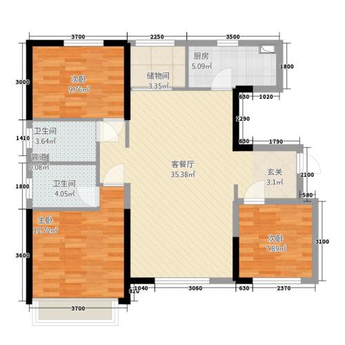 李家冲一村（杉木塘火电小区）  2室1厅1卫   650.00元/月户型图