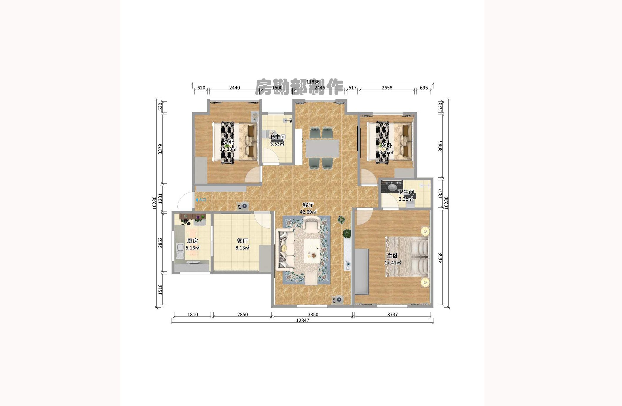 香樟兰亭(朗峰苑) 4室2厅2卫 3000.0元/月 香樟兰亭(朗峰苑) 4室2厅2卫 3000.0元/月户型图