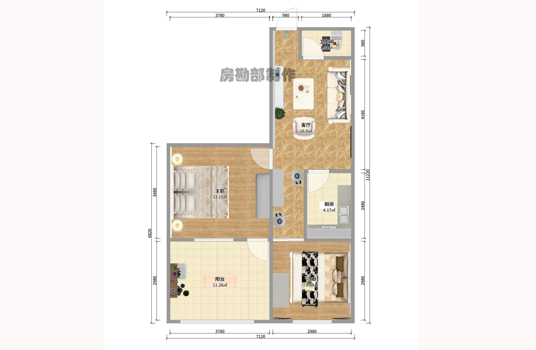 向阳门第室内图2