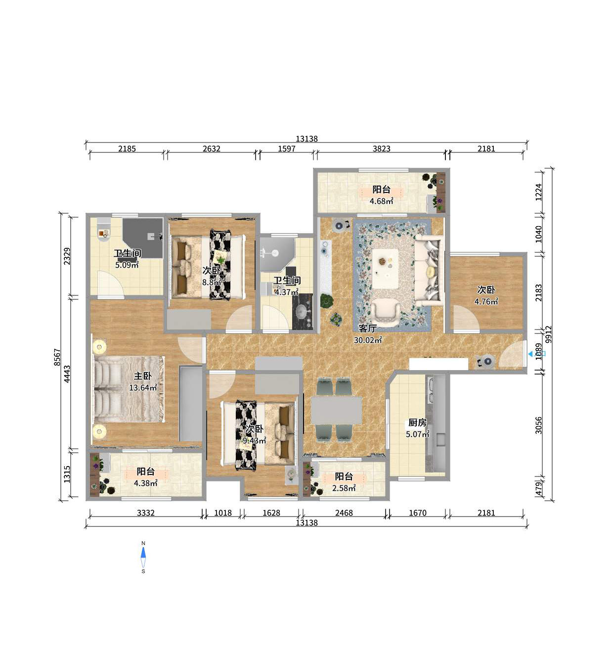 上林紫郡(锦顺和园) 上林紫郡(锦顺和园)室内图2