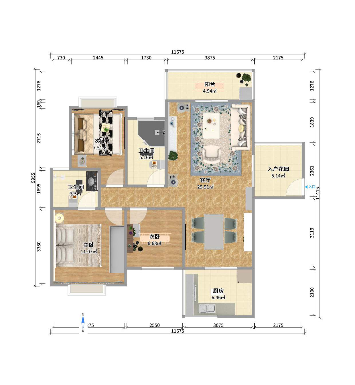 湘江锦绣 湘江锦绣室内图2