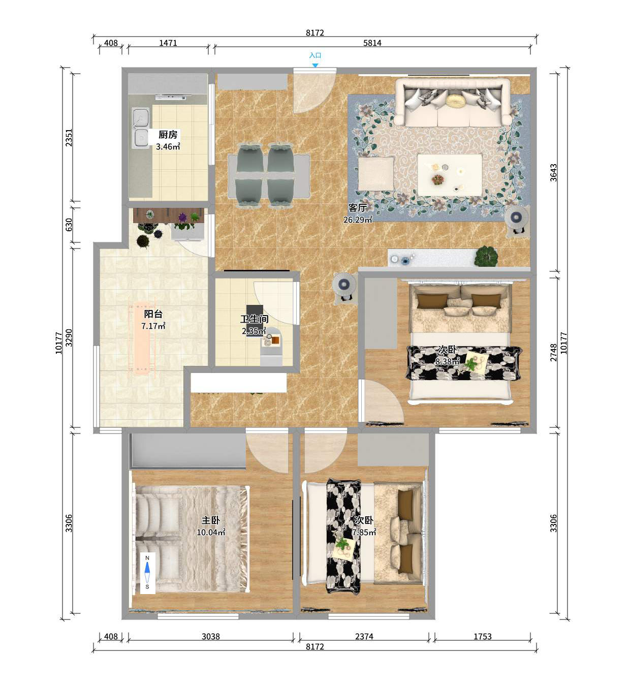 森林公园壹号(森林雅苑) 森林公园壹号(森林雅苑)室内图2
