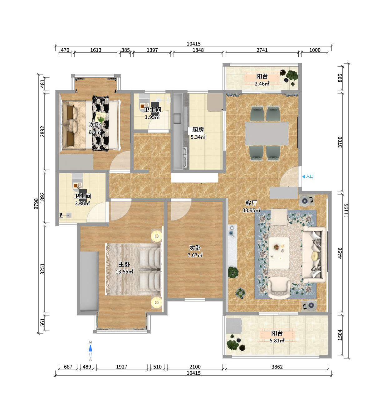长房东郡  3室2厅1卫    3500.0元/月 长房东郡  3室2厅1卫    3500.0元/月户型图