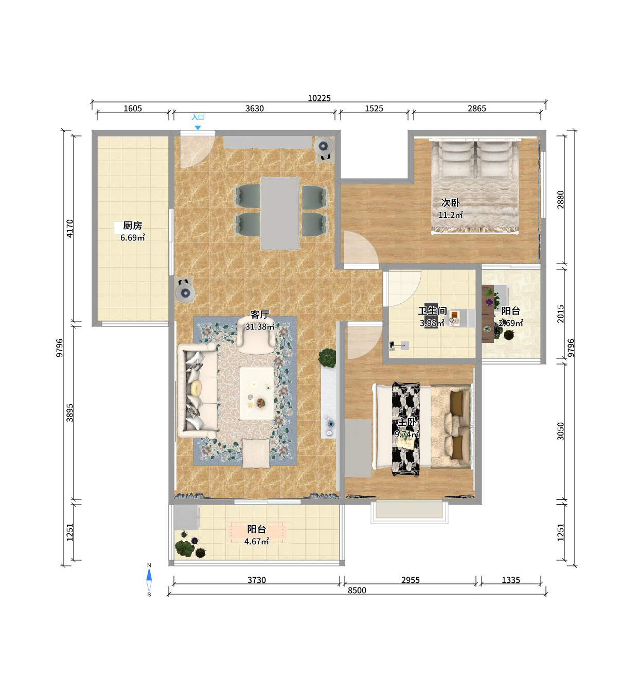 彩都公寓 彩都公寓室内图2