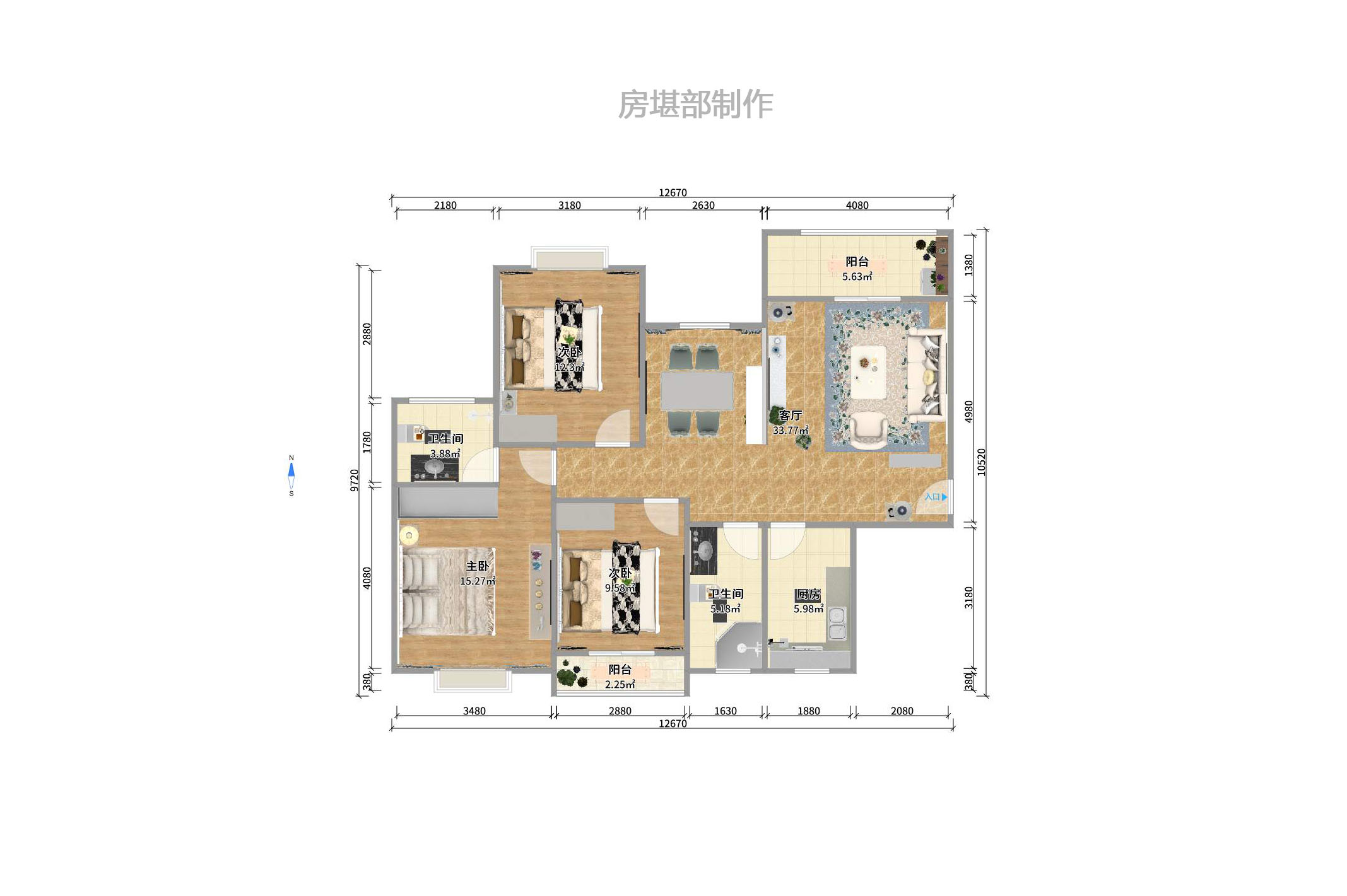 恒廣國(guó)際景園室內(nèi)圖2