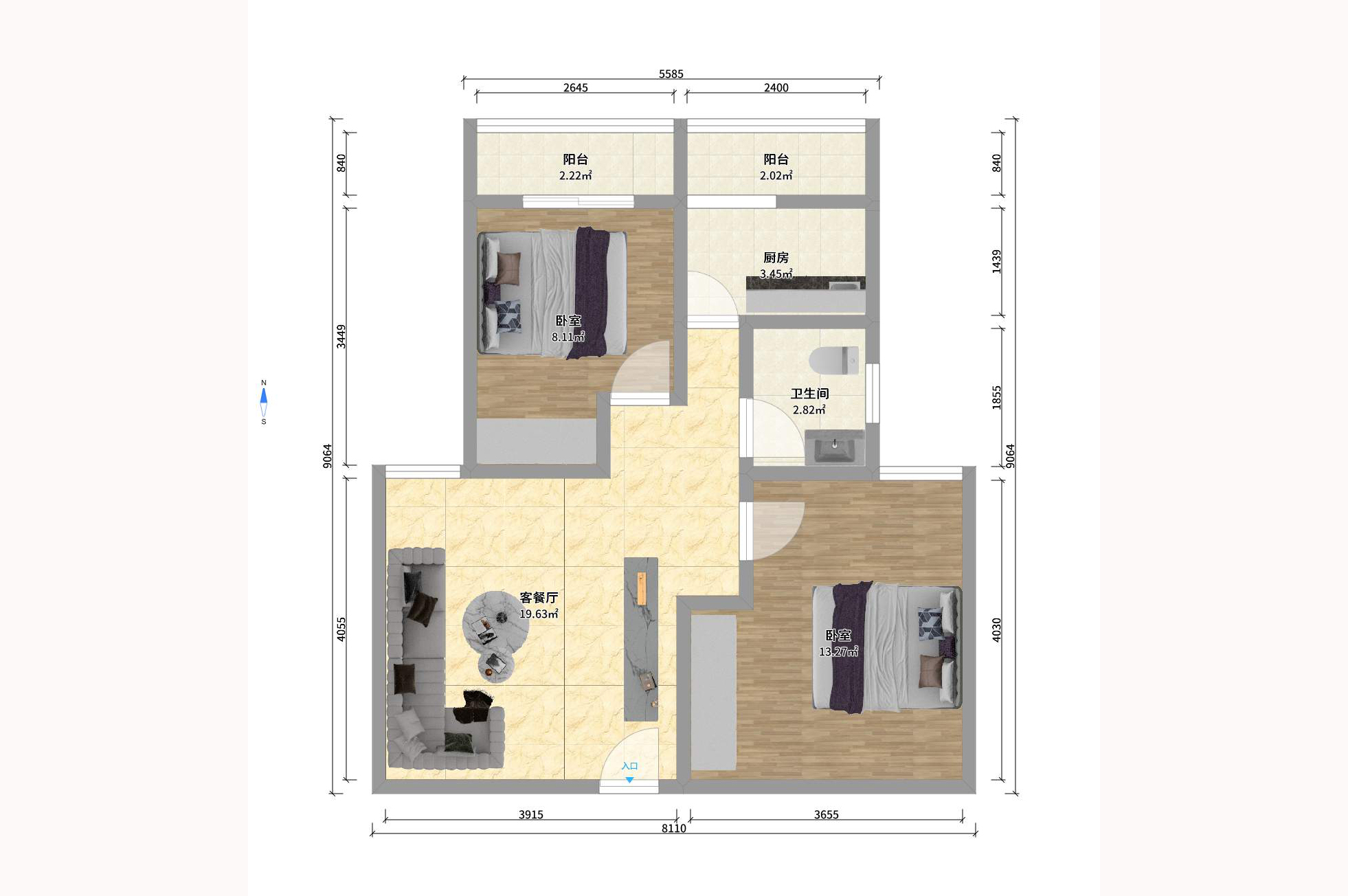 佳美星城 佳美星城室内图2