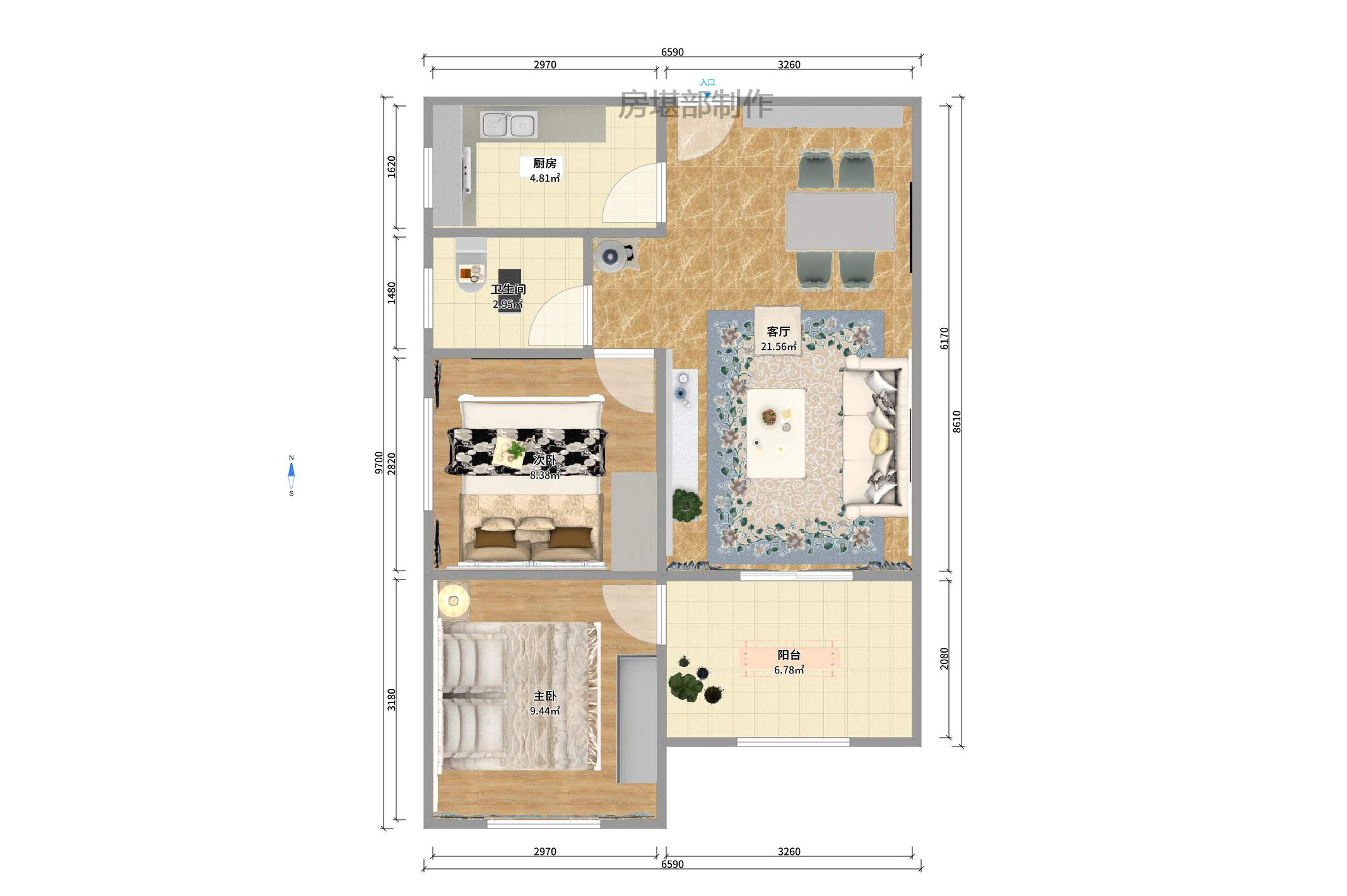 达美D6区 达美D6区室内图2
