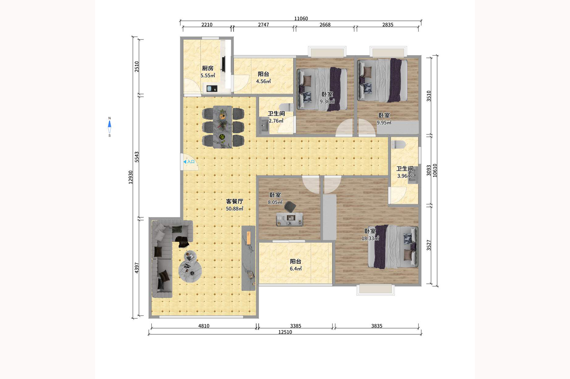 圣力华苑 圣力华苑室内图2
