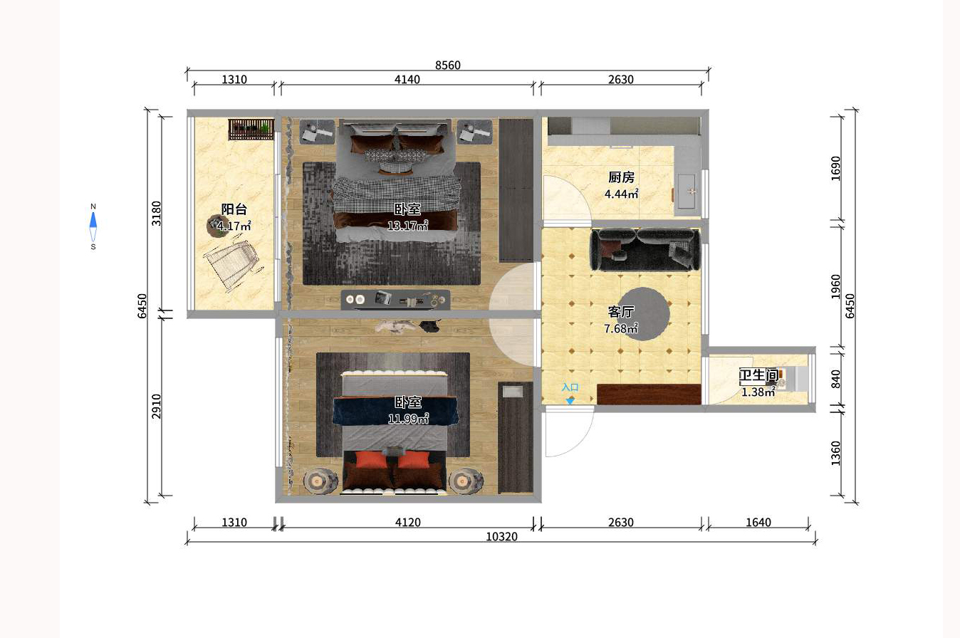 咸嘉湖小学宿舍 咸嘉湖小学宿舍室内图2