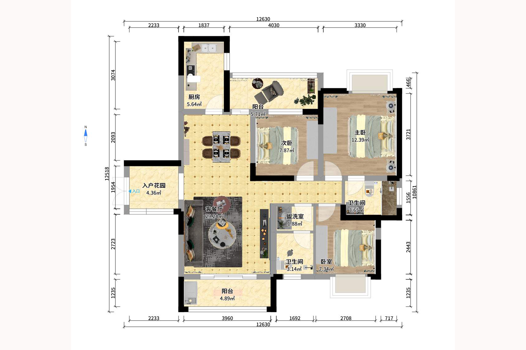 滨江一号(丰泰花园) 滨江一号(丰泰花园)室内图2