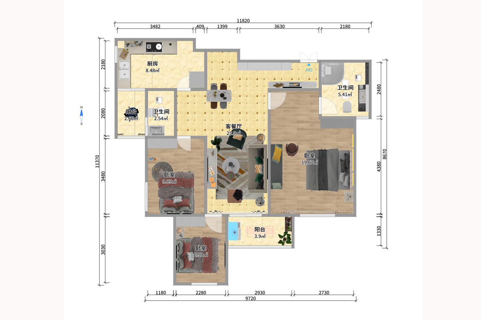 中房F联邦 中房F联邦室内图2