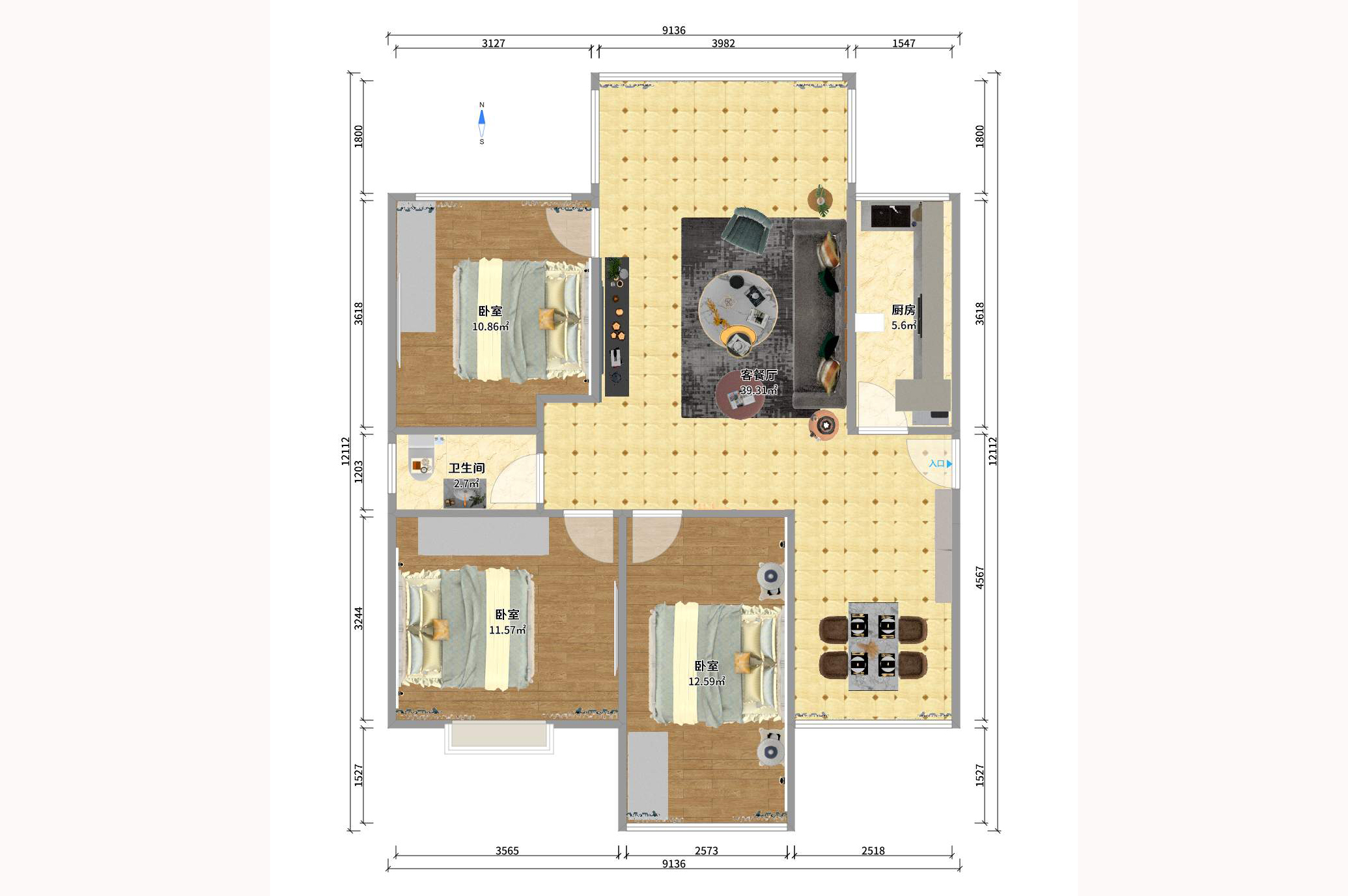 华欣公寓 华欣公寓室内图2