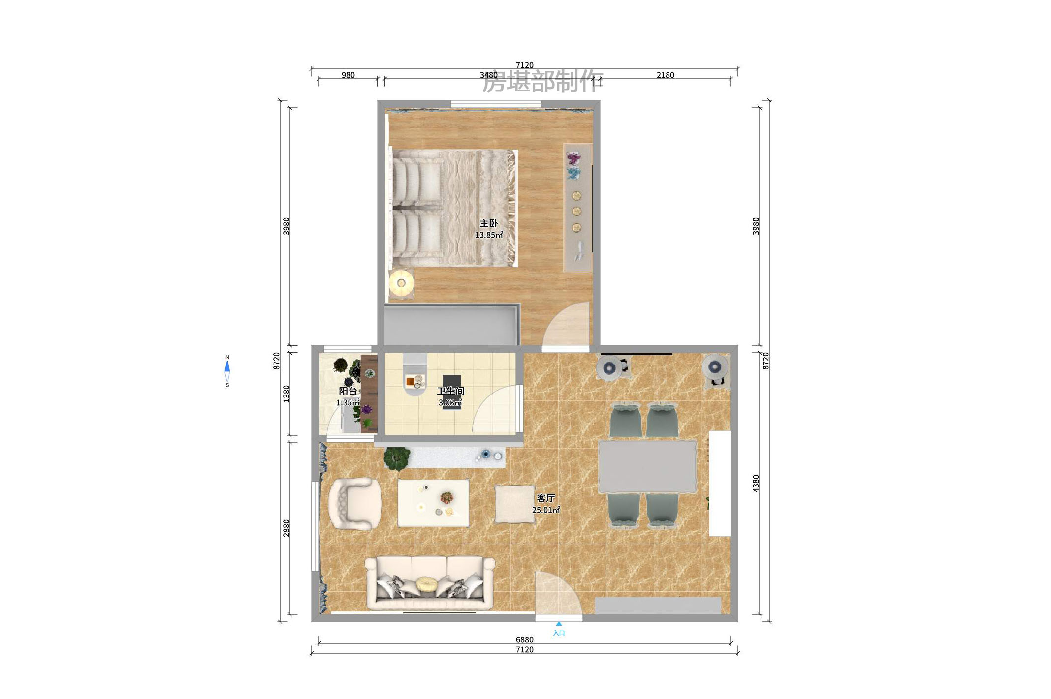 德思勤城市广场(宝格丽公寓) 德思勤城市广场(宝格丽公寓)室内图2