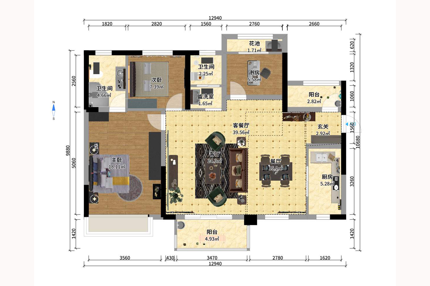 万科城市花园 万科城市花园室内图2