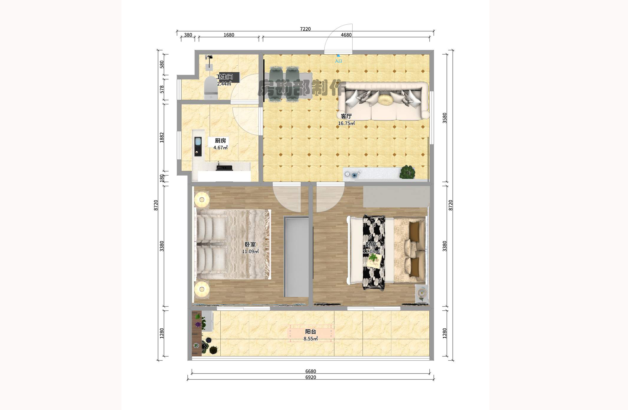 长勘小区室内图2
