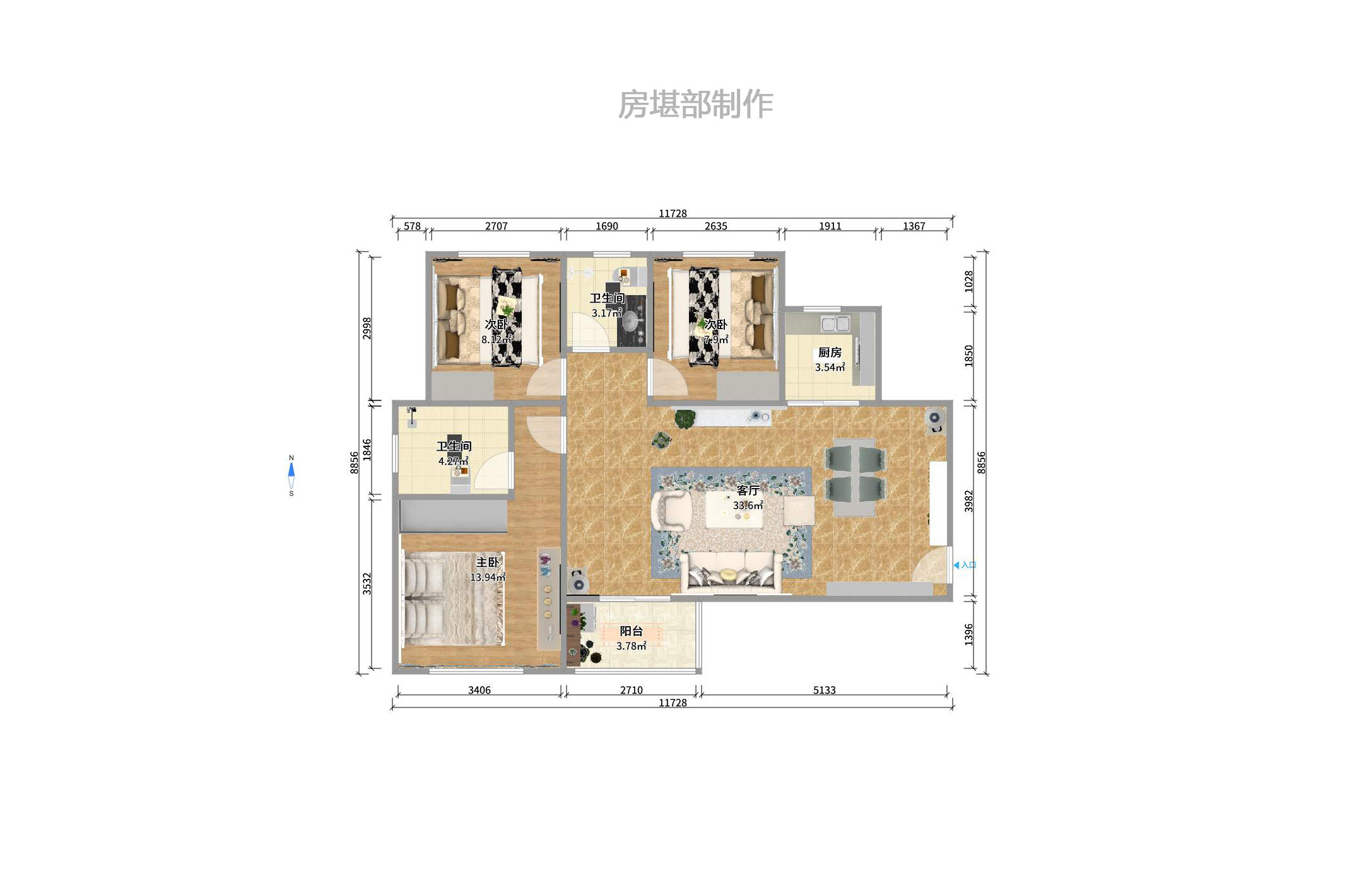 锦湘国际星城（一、二、三、四期美联天骄城）室内图2
