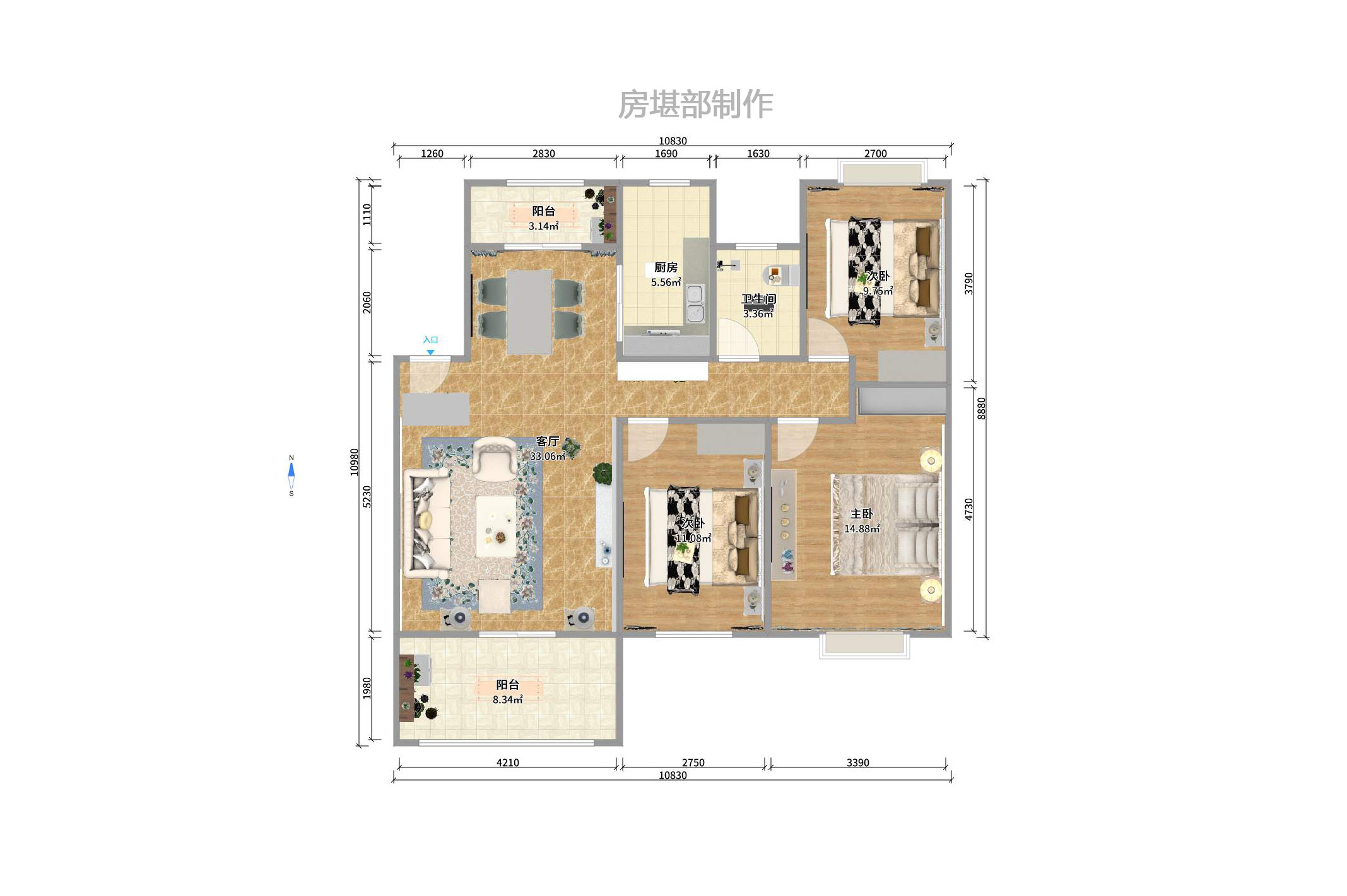 四季星城室内图2