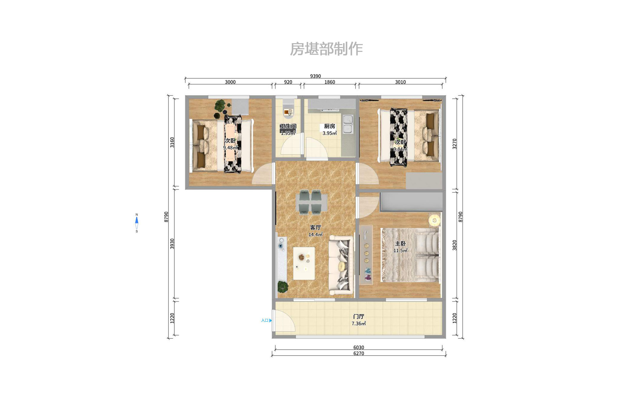 望月湖小區(qū)二片（湖東社區(qū)）室內(nèi)圖2