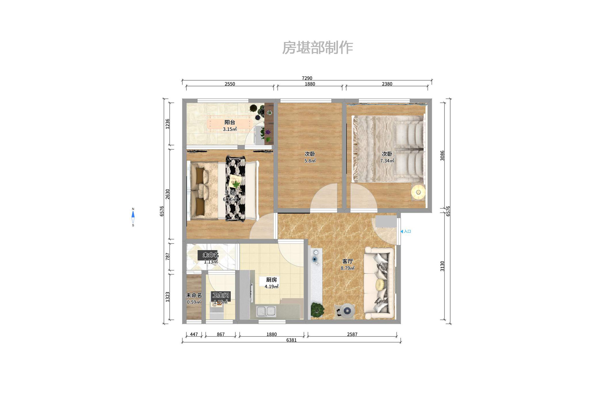 湘涂小区室内图2
