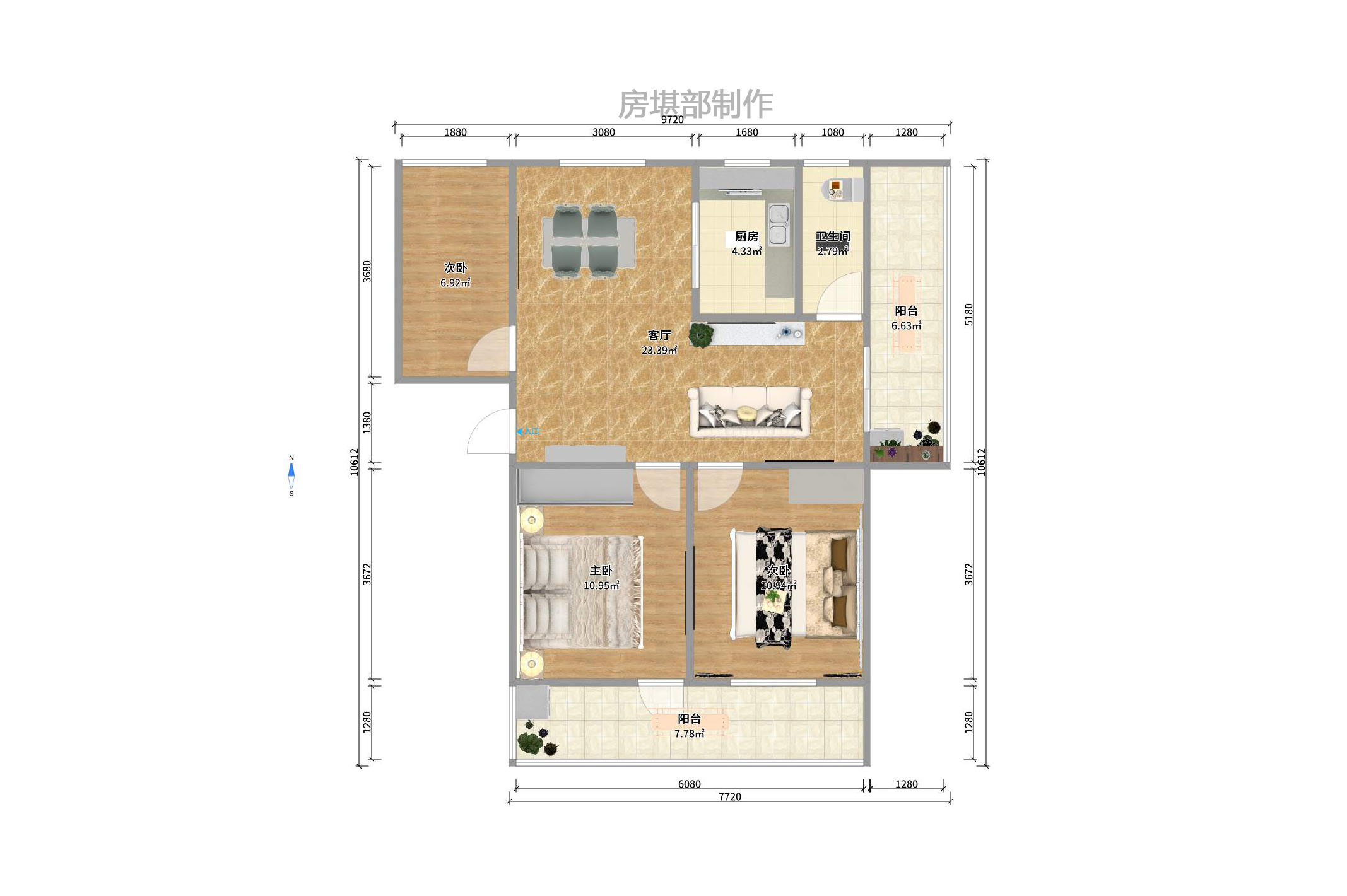 湖南省计划干部学校宿舍 湖南省计划干部学校宿舍室内图2
