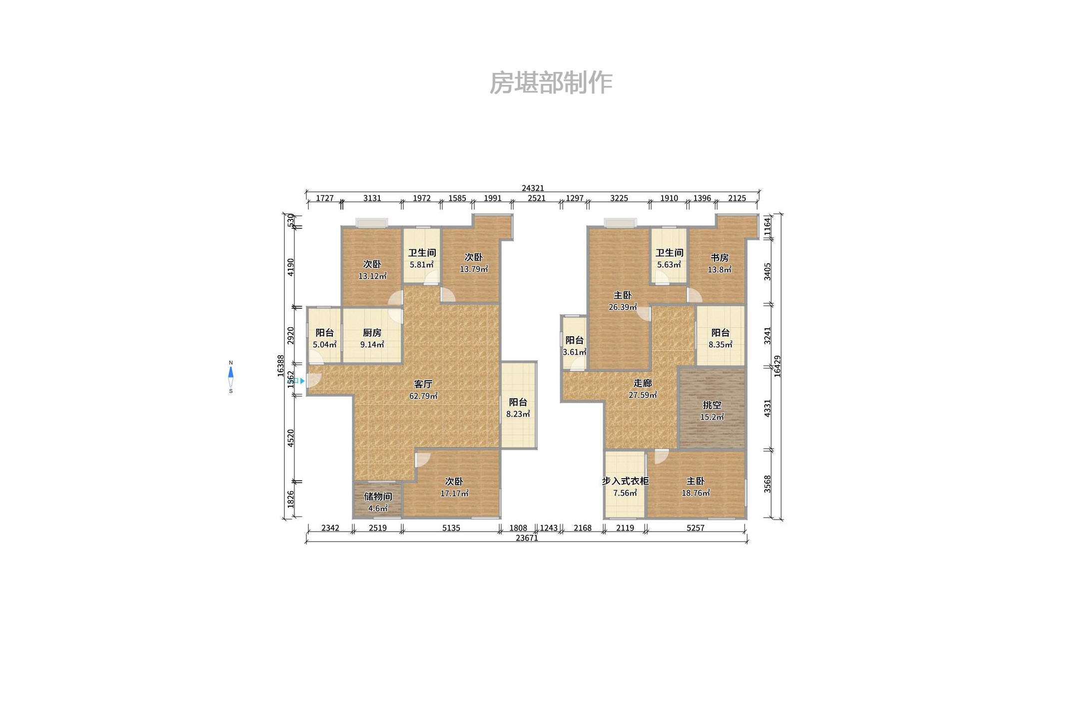 湘府名邸（同力家园）室内图2