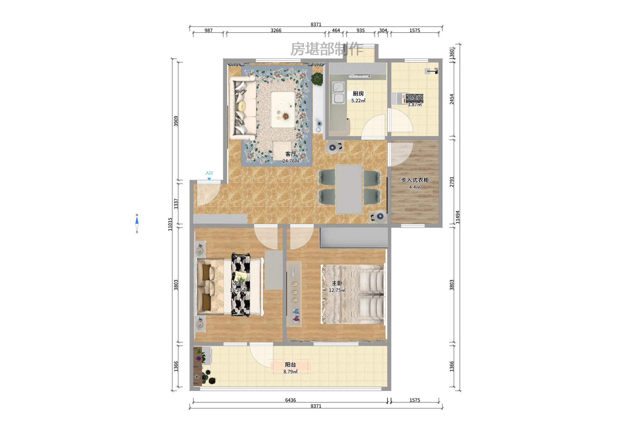 杨家山市政府宿舍 杨家山市政府宿舍室内图2