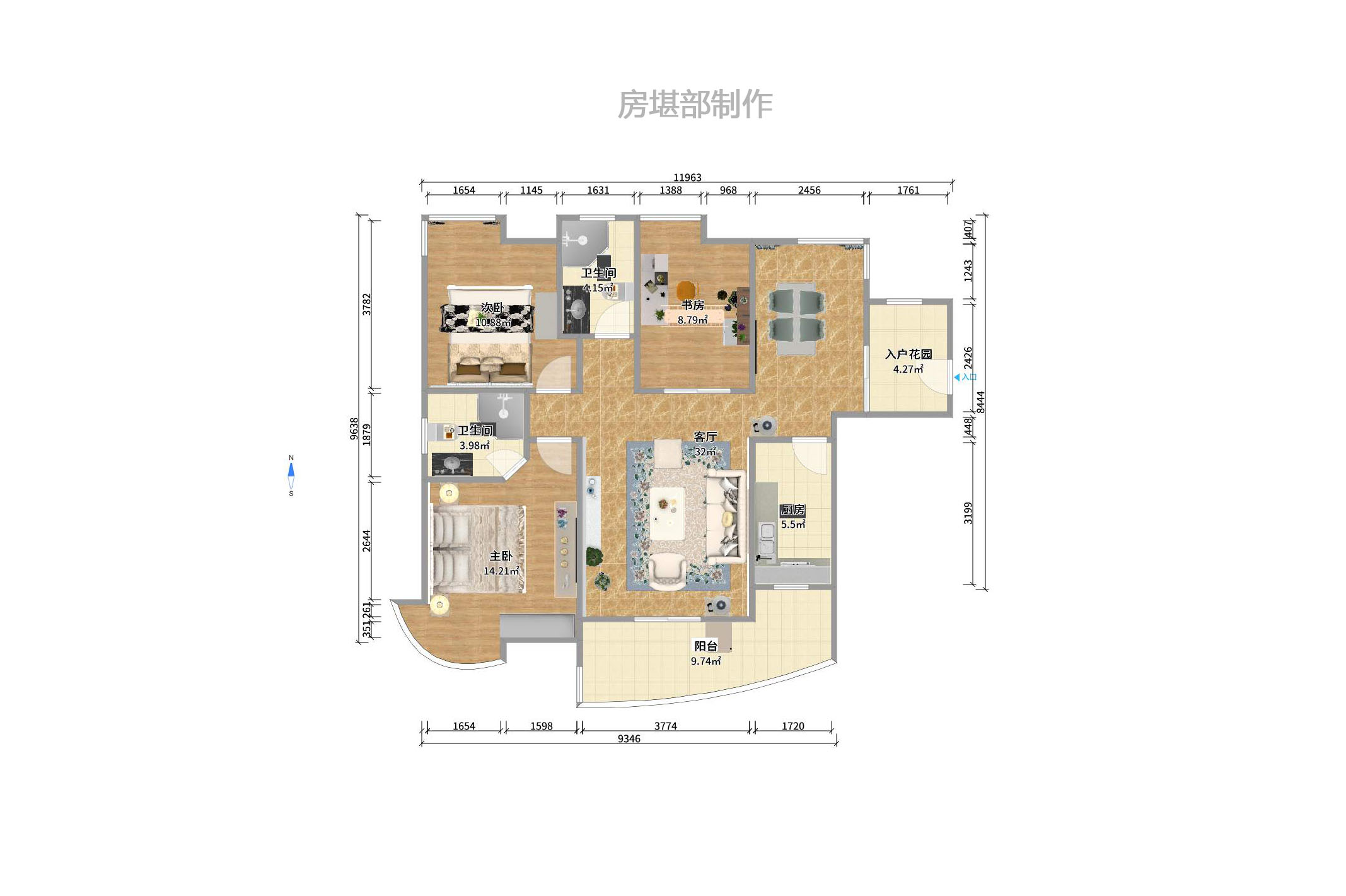 湘域熙岸室內(nèi)圖2