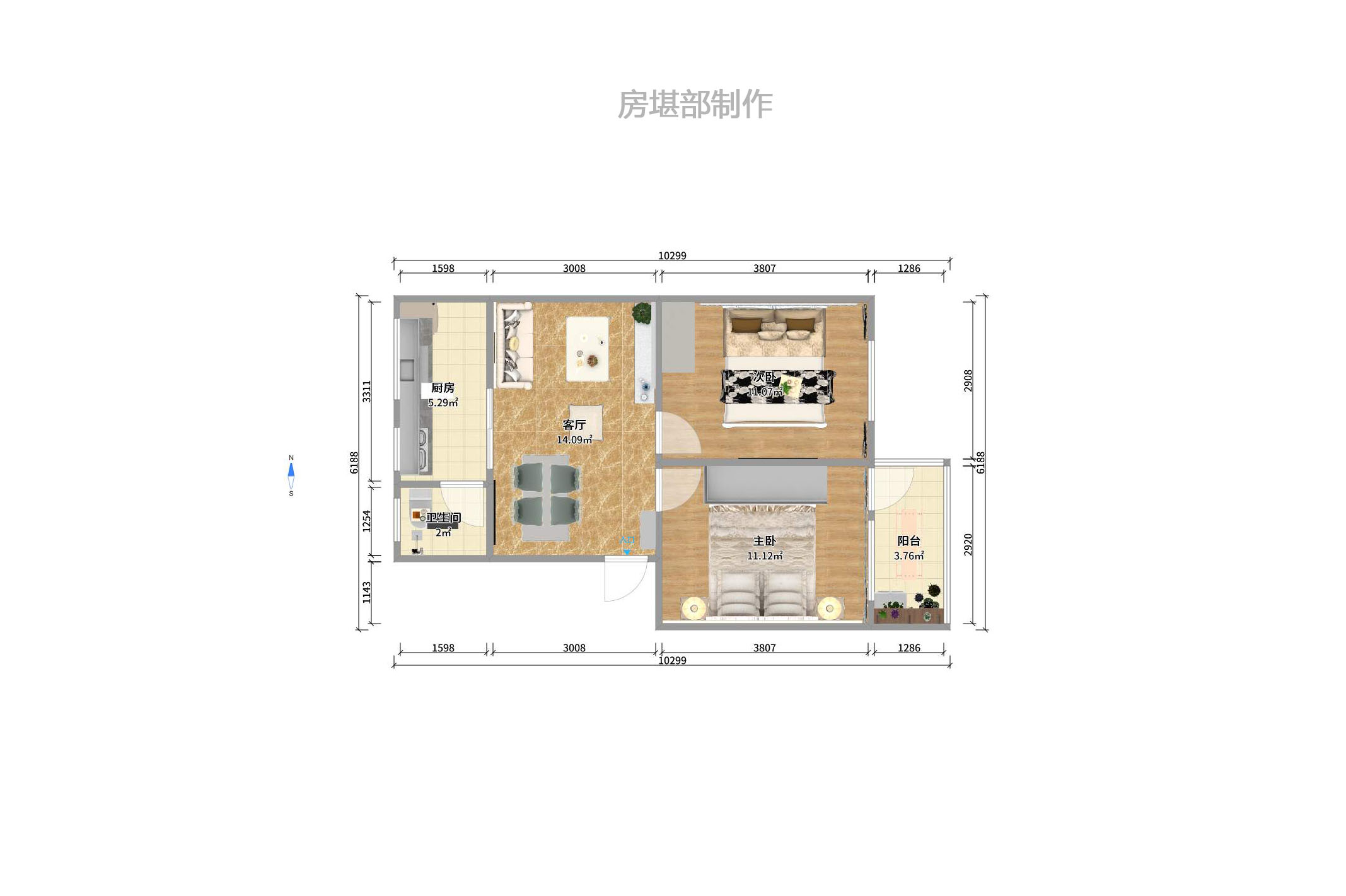 正圆小区（树木岭）室内图2