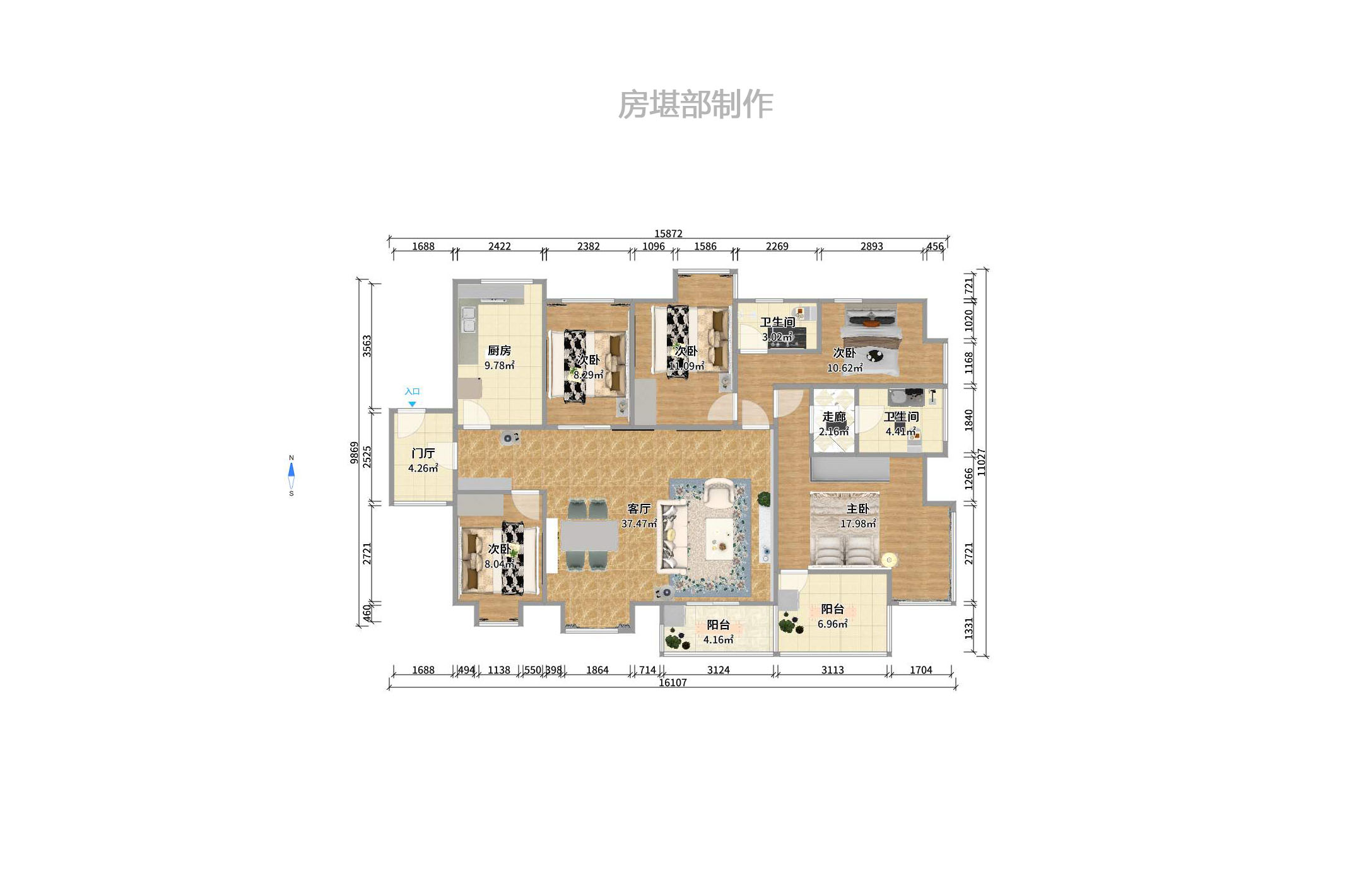 保利麓谷林語A區(qū)室內(nèi)圖2