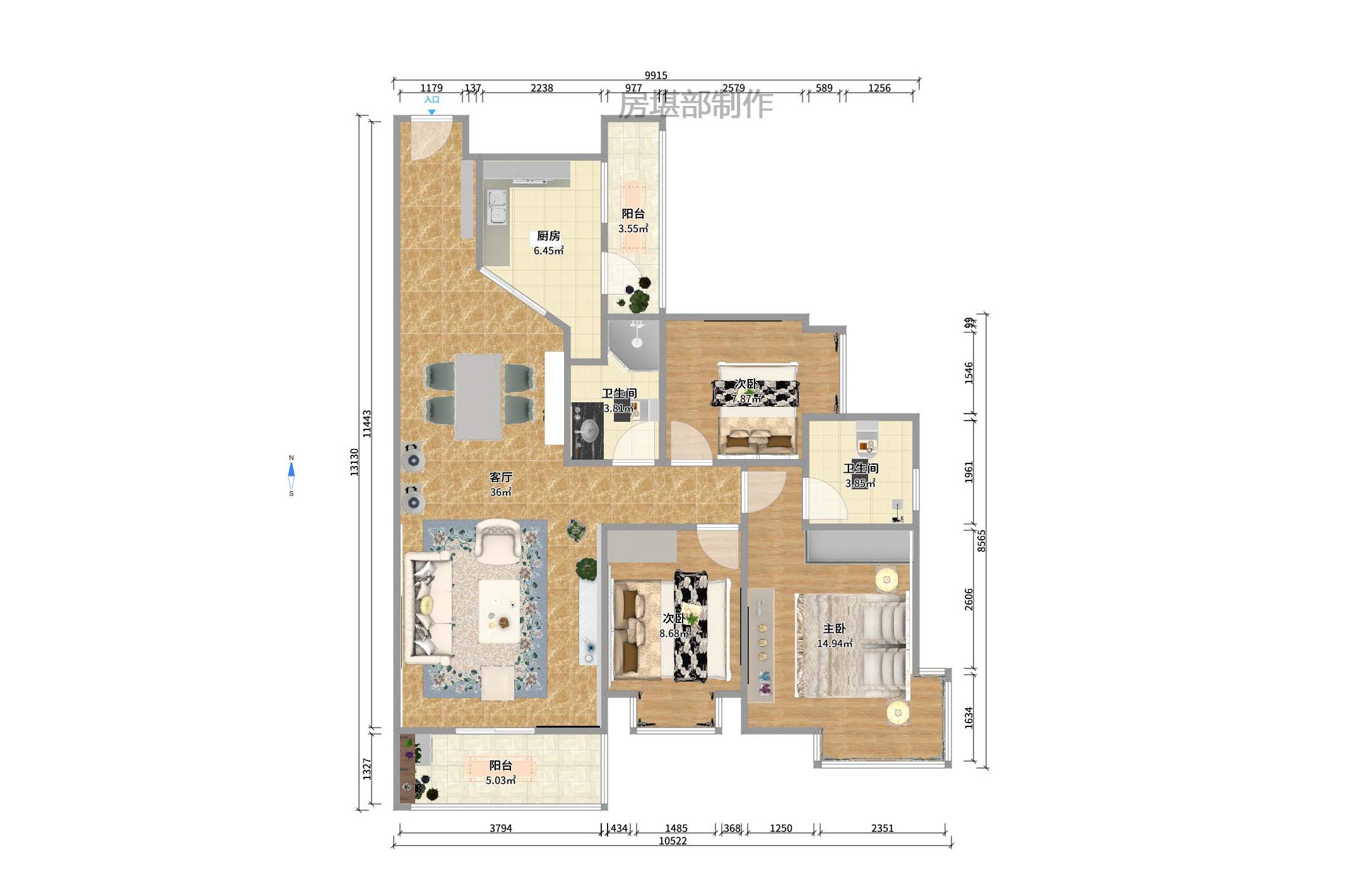 运通尊苑  4室1厅2卫    2300.0元/月 运通尊苑  4室1厅2卫    2300.0元/月户型图