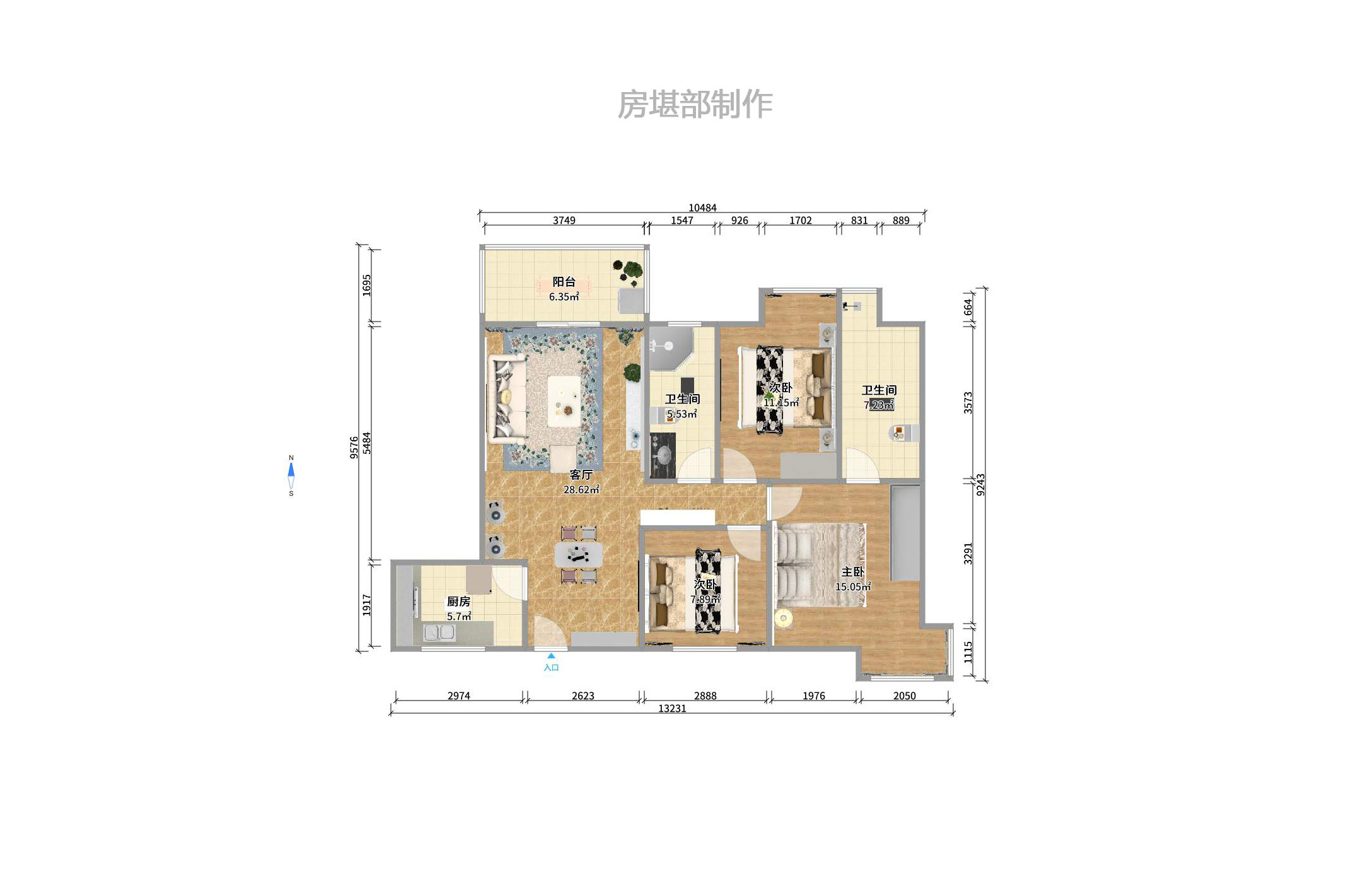 濱江君悅香邸室內(nèi)圖2