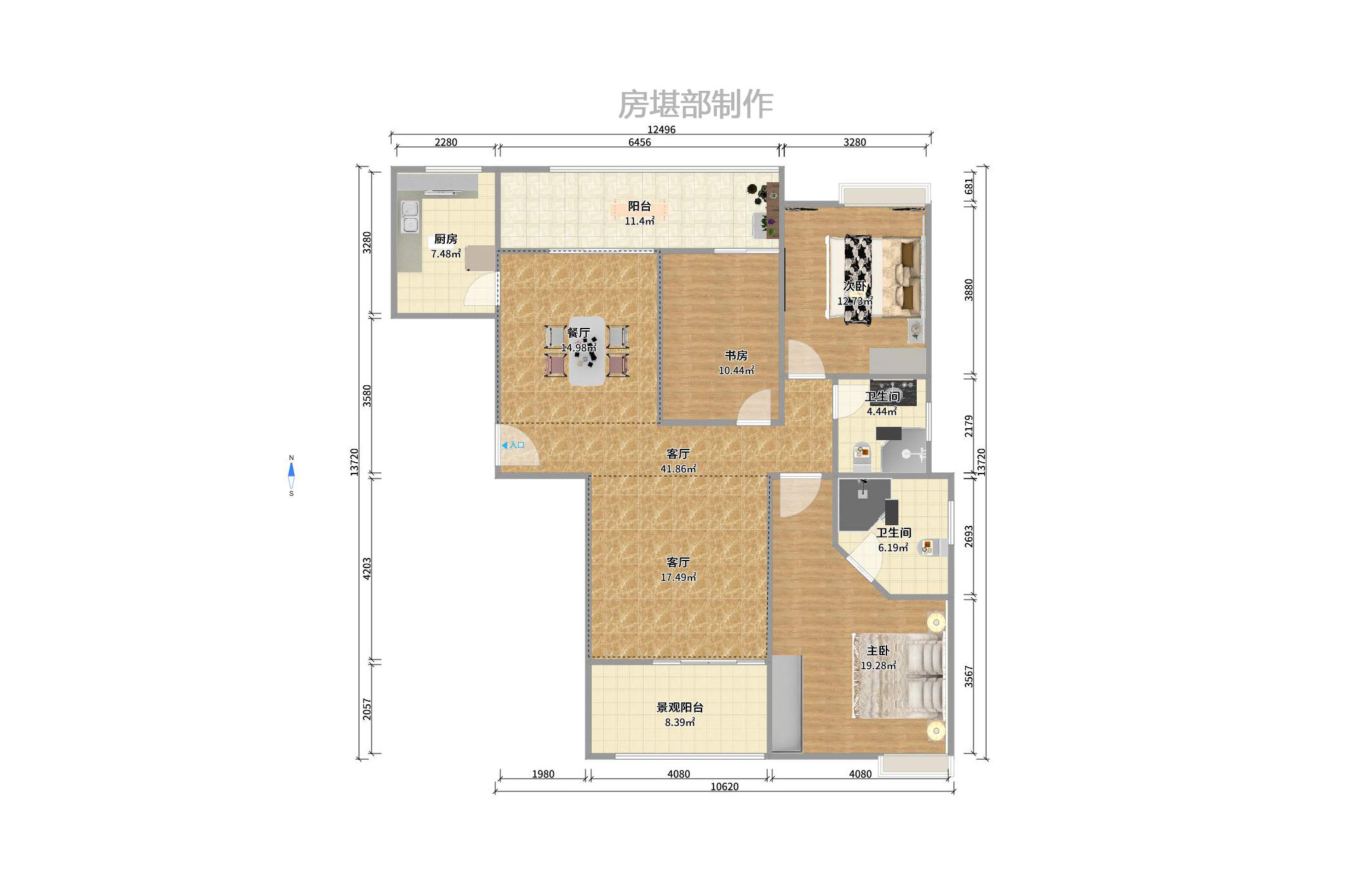 中建麓山和苑室內(nèi)圖2