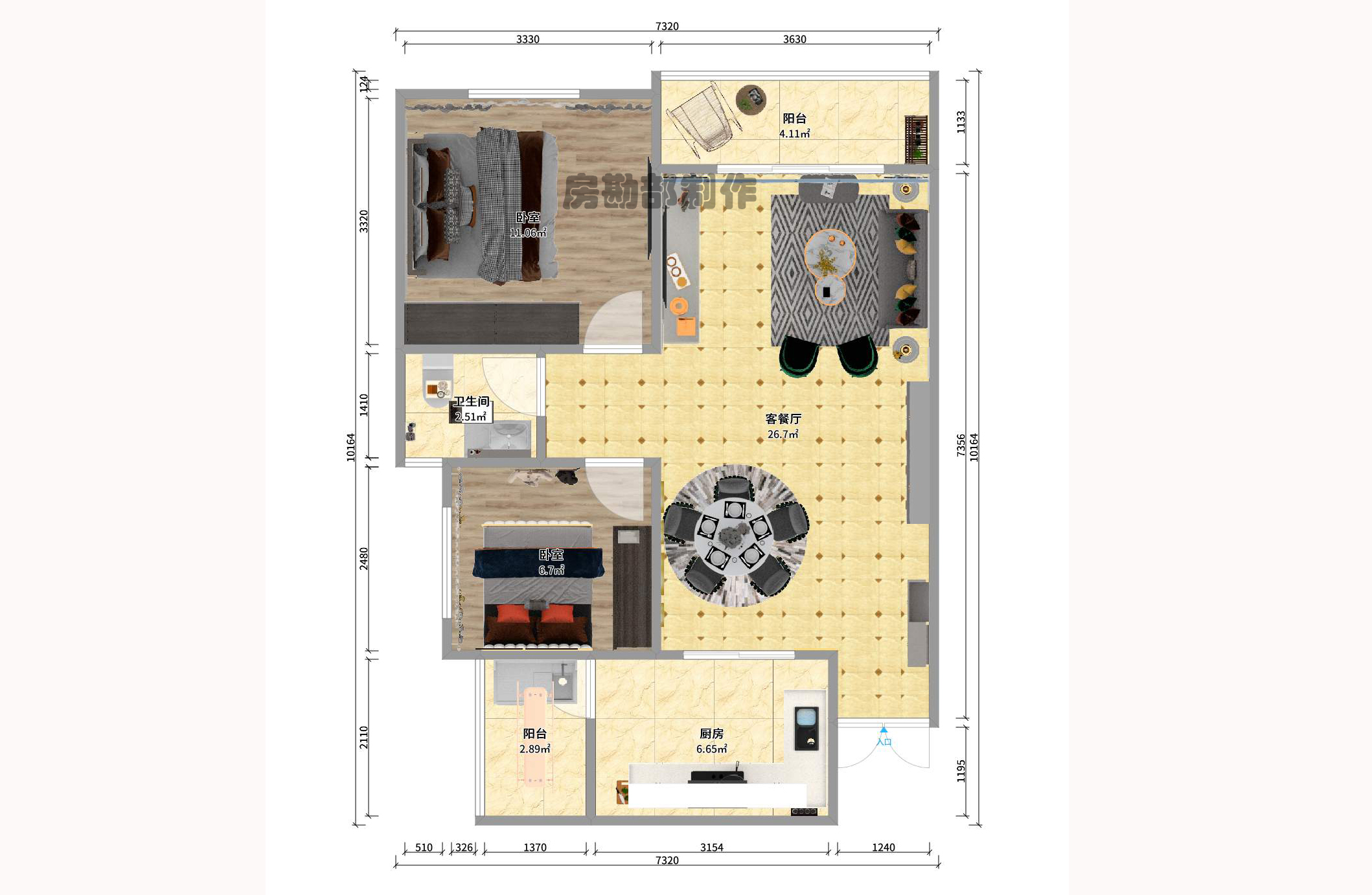 联盟佳苑 2室2厅1卫 1300.0元/月 联盟佳苑 2室2厅1卫 1300.0元/月户型图