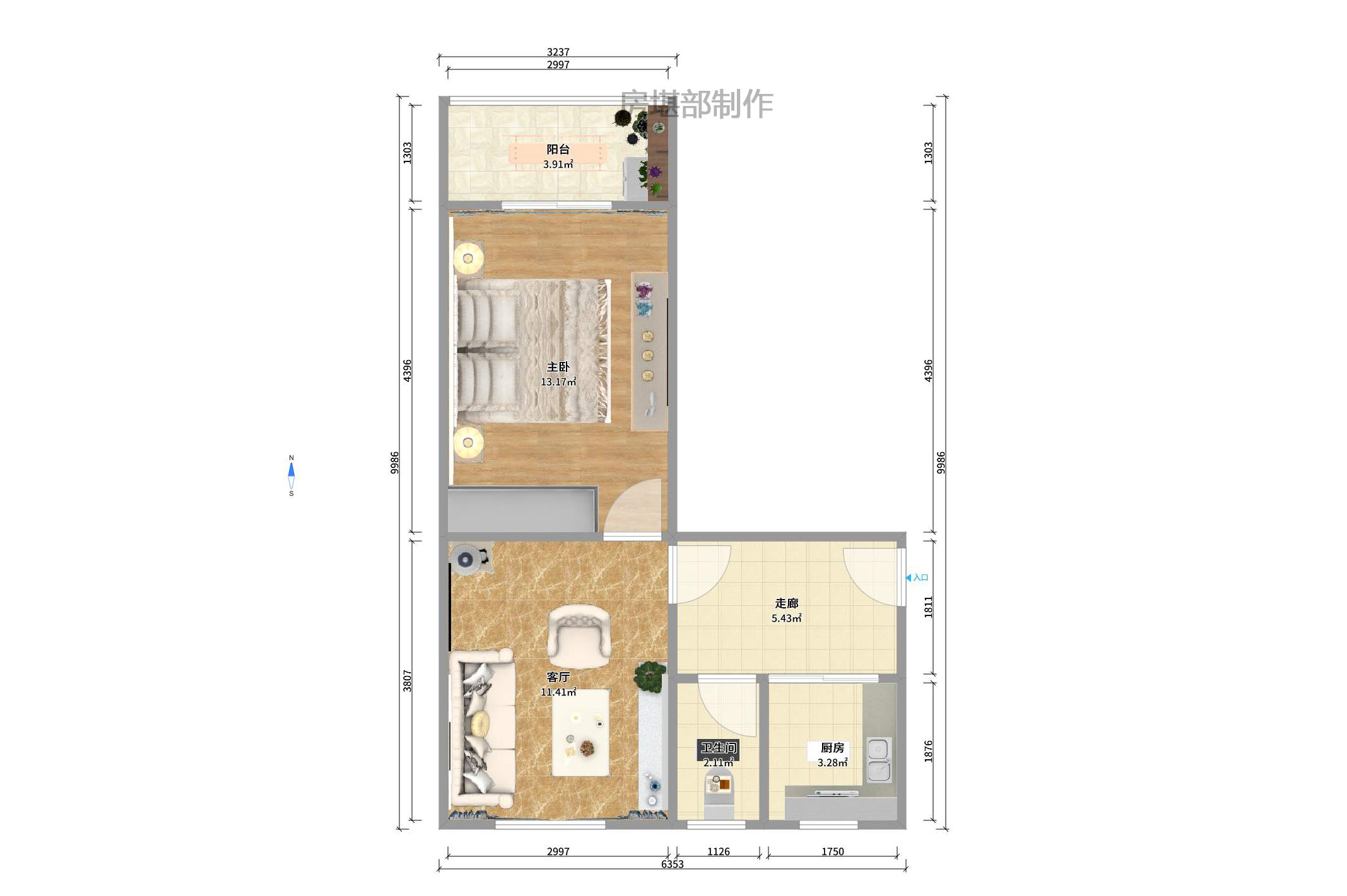 湖开小区（湖南开关厂宿舍）/南大桥社区室内图2