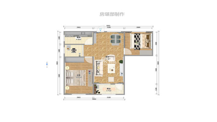 大众公寓（人人家宿舍）室内图2