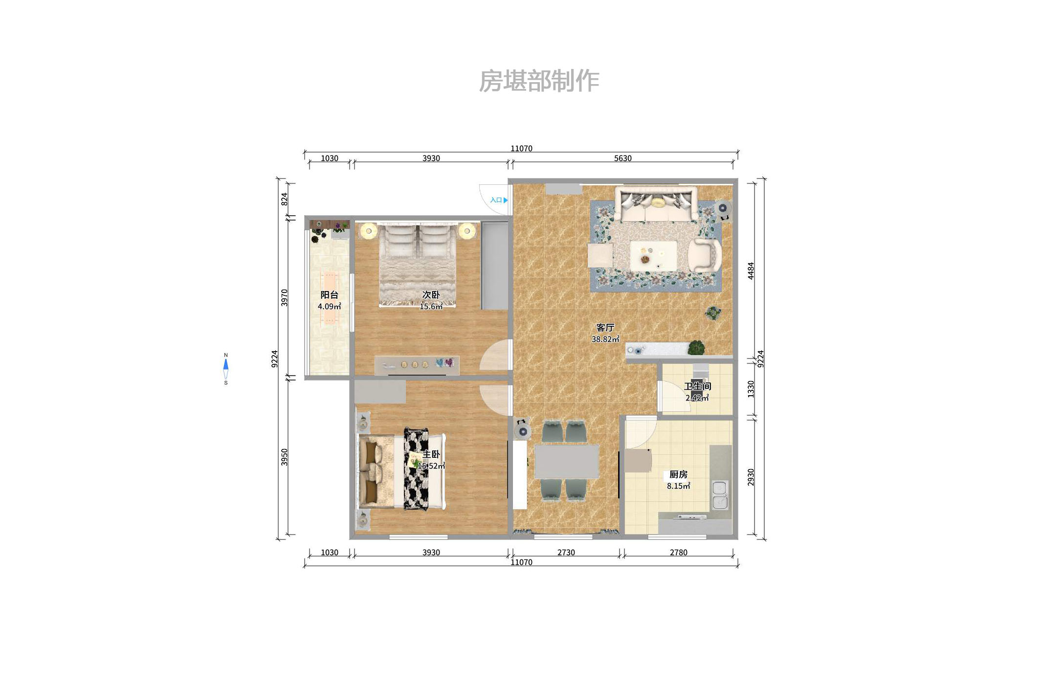 新星小區(qū)室內(nèi)圖2