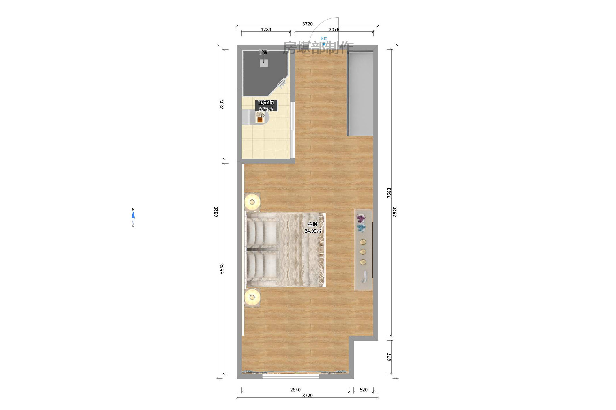 旭辉国际广场(永升商业广场) 1室0厅0卫 30000.0元/月 旭辉国际广场(永升商业广场) 1室0厅0卫 30000.0元/月户型图