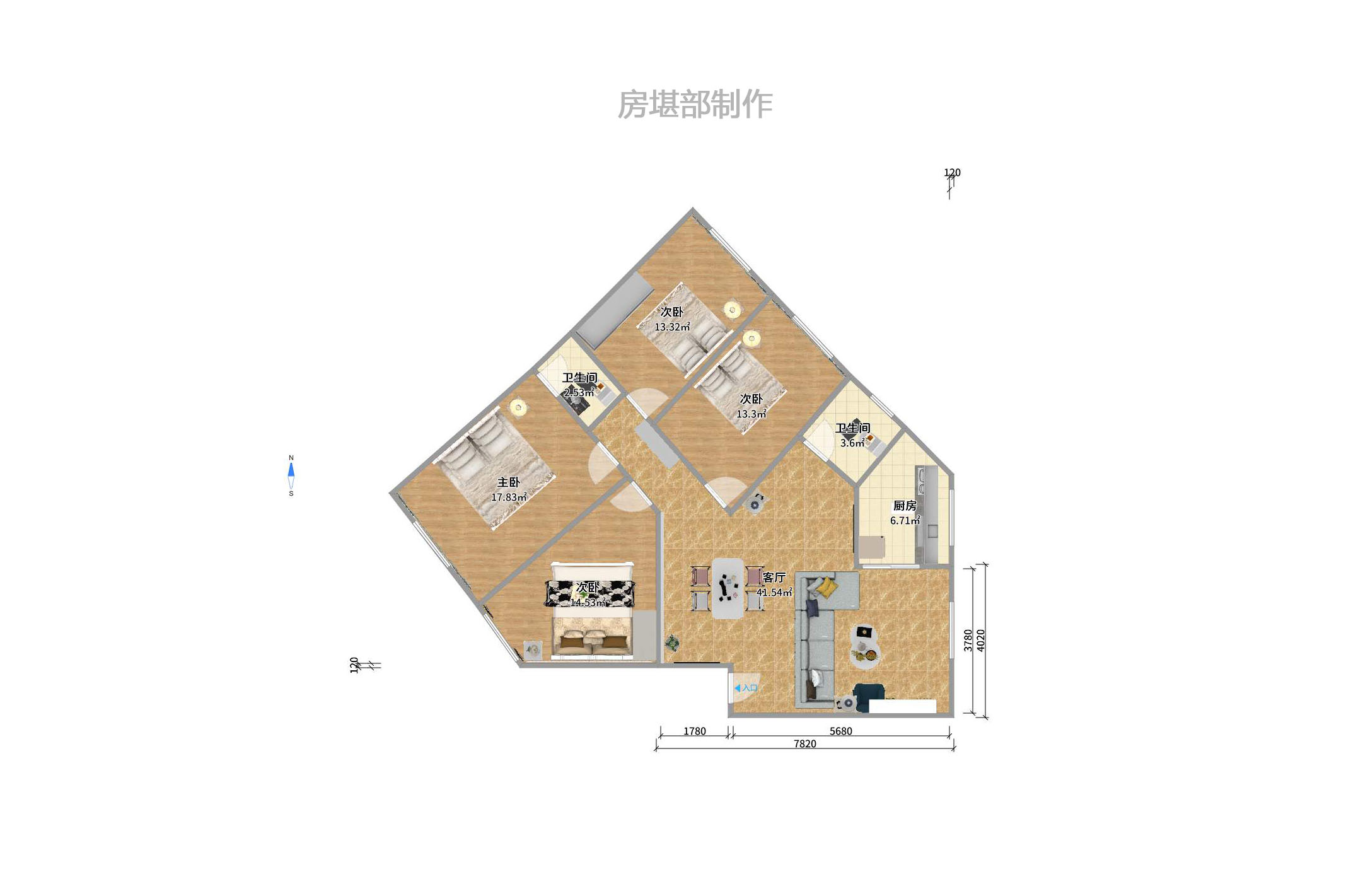泉塘小區(qū)室內(nèi)圖2