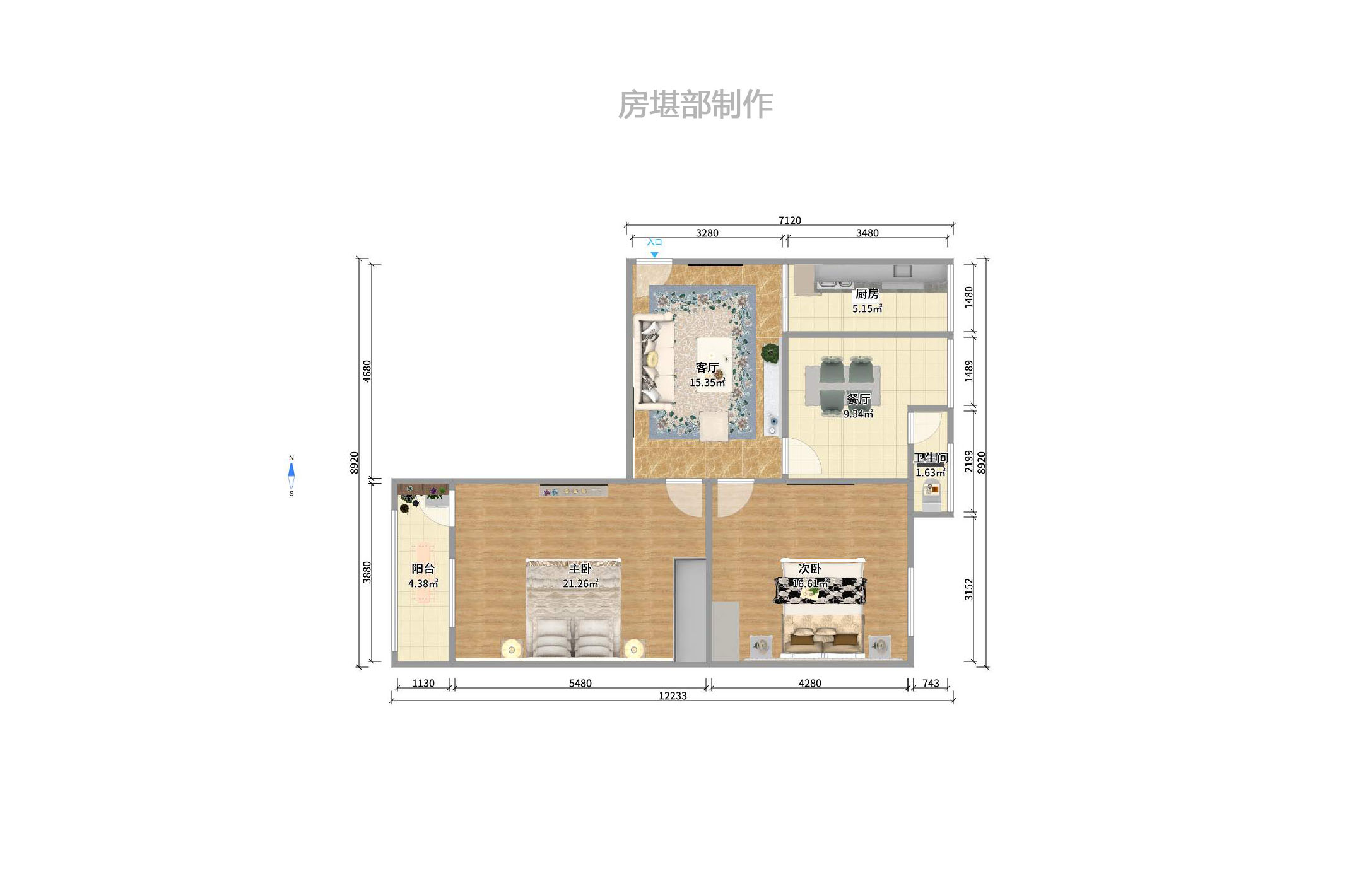 開福區(qū)聯(lián)運公司宿舍室內(nèi)圖2