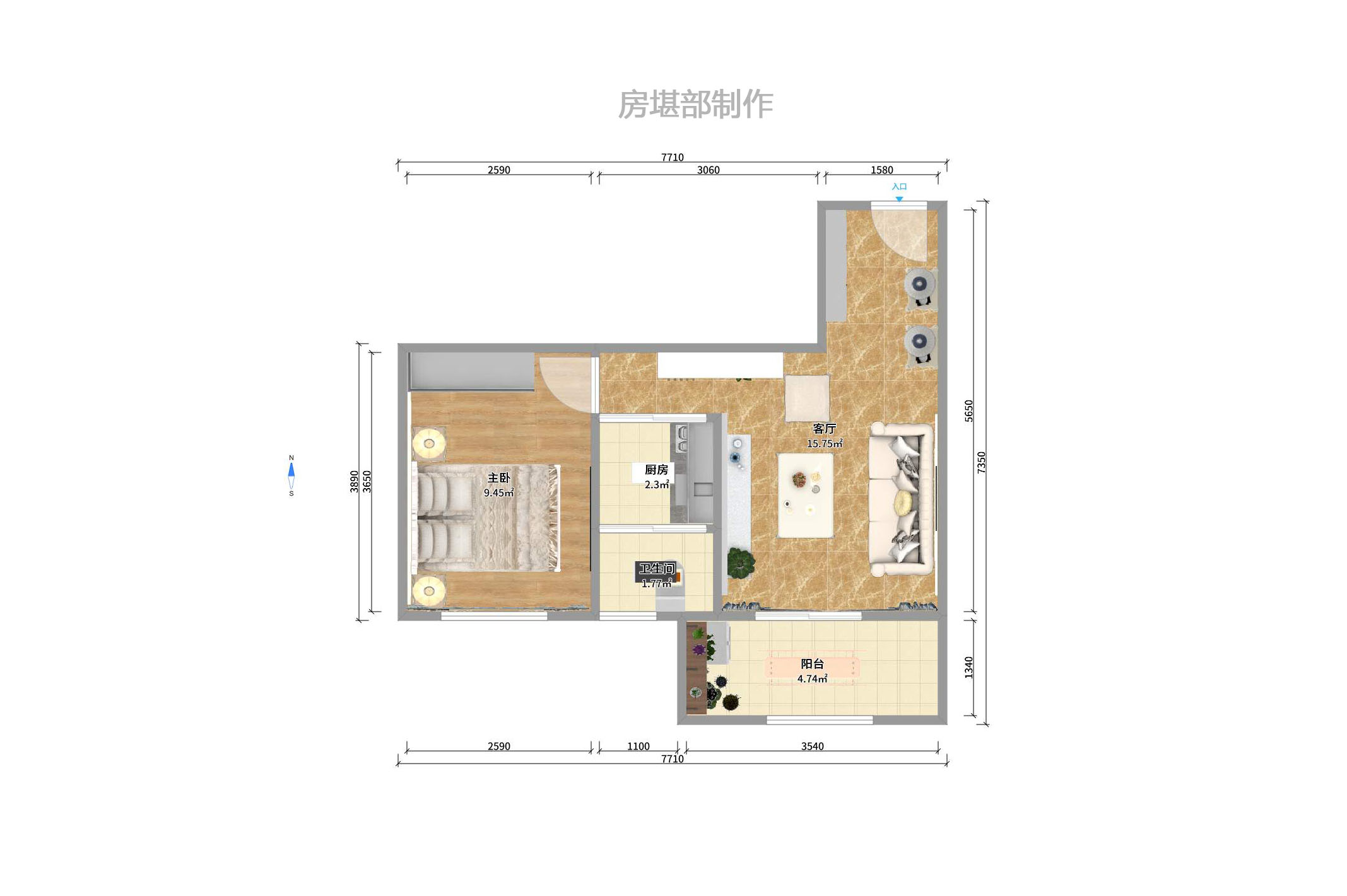 富兴旺角室内图2