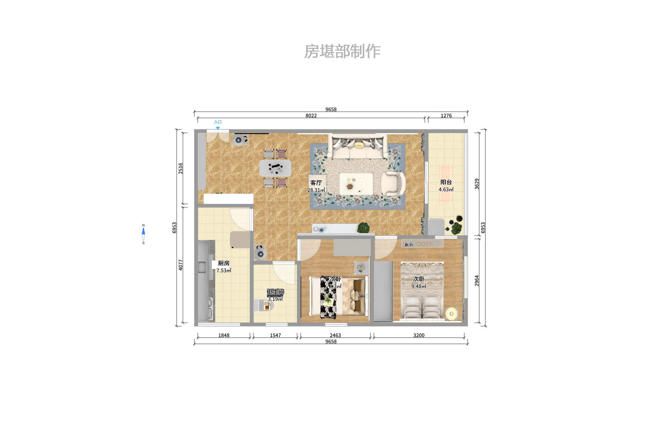 麓谷星辰室內(nèi)圖2