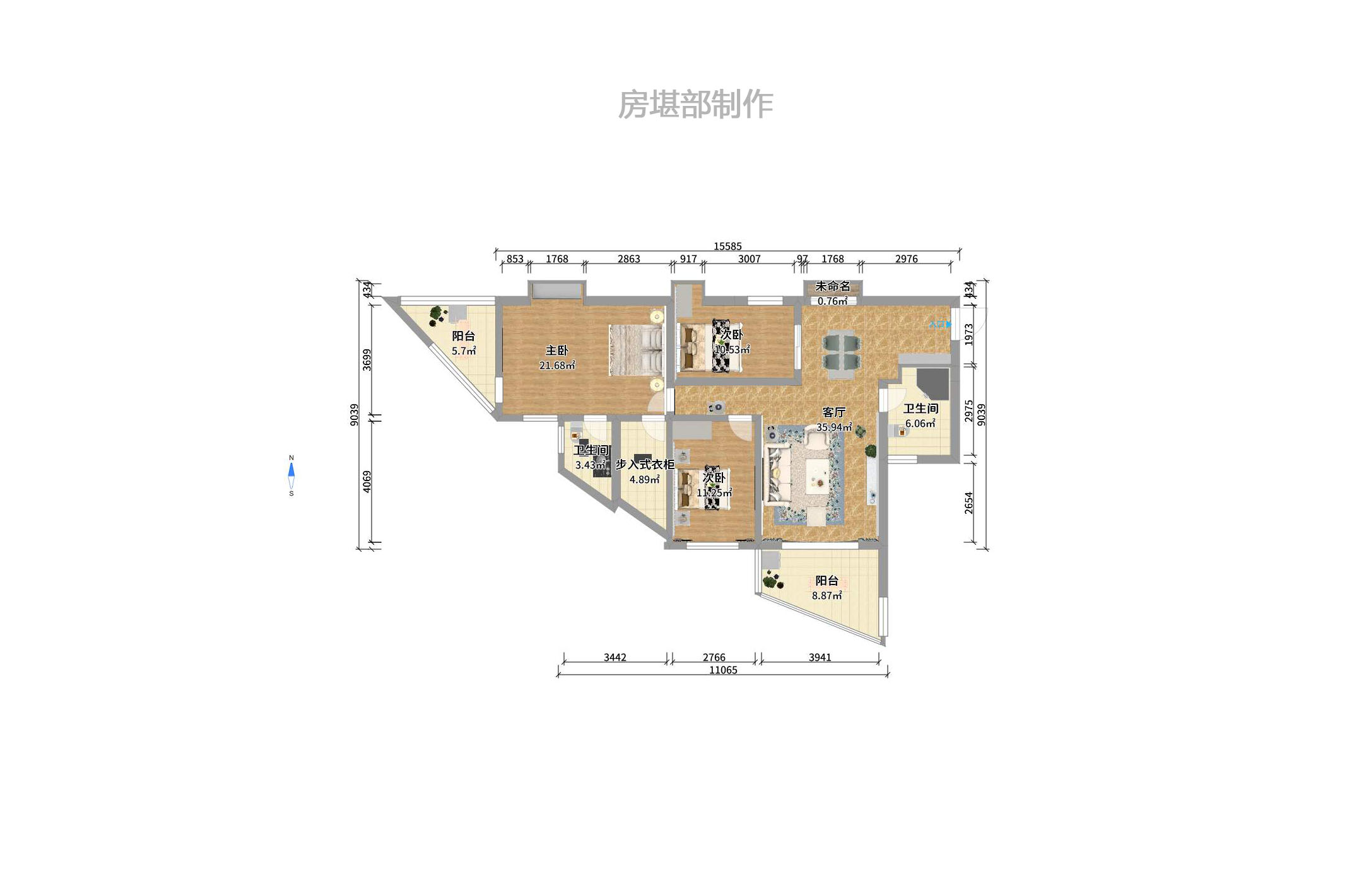 上东辛顿公寓室内图2