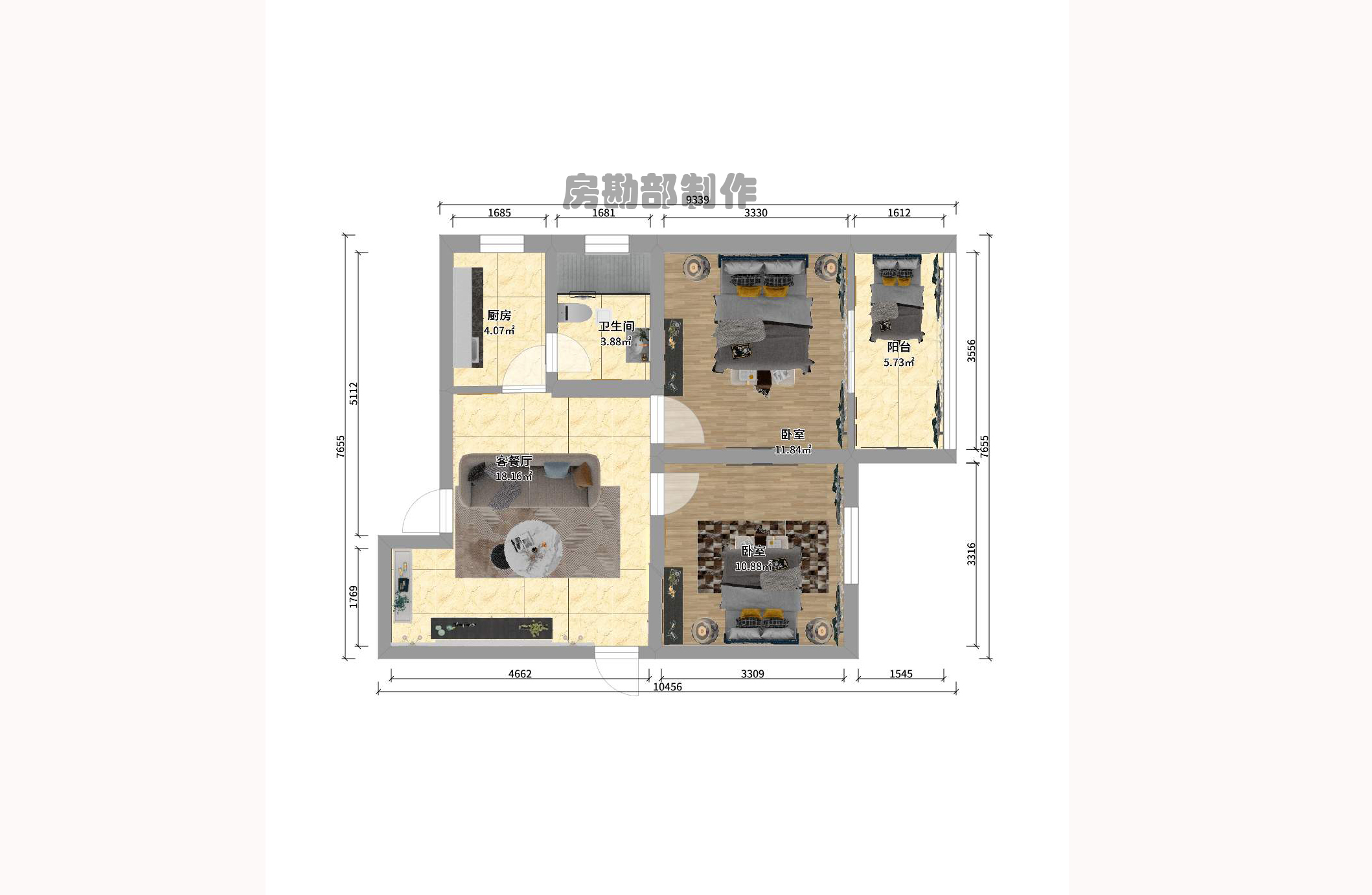 中建五局信和苑一区室内图2