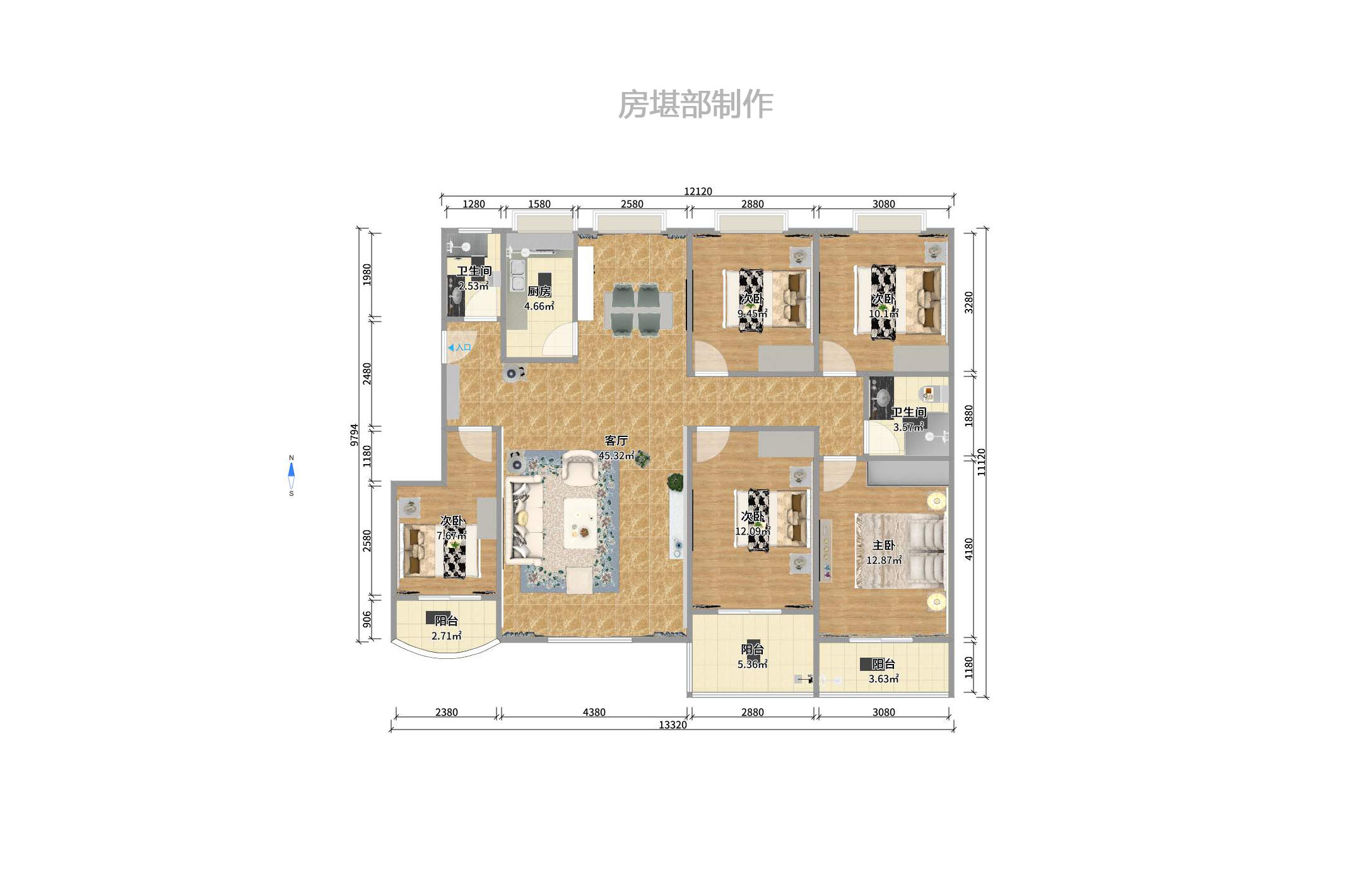 安居樂公寓室內(nèi)圖2