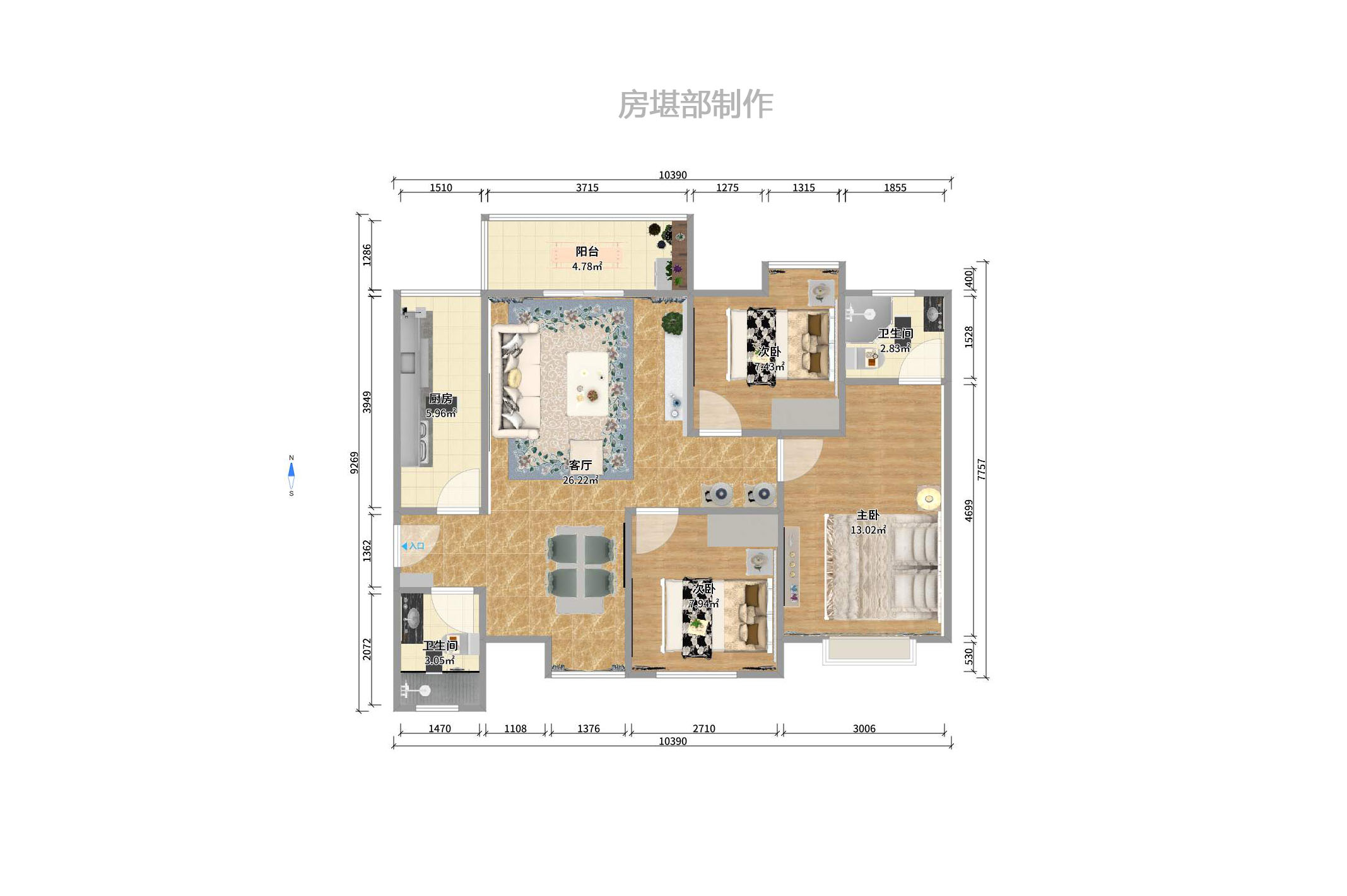 秀峰景園（領(lǐng)秀峰）室內(nèi)圖2