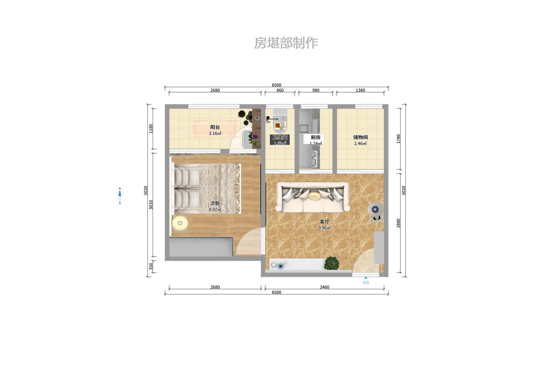 絲茅沖勝利小區(qū)室內(nèi)圖2